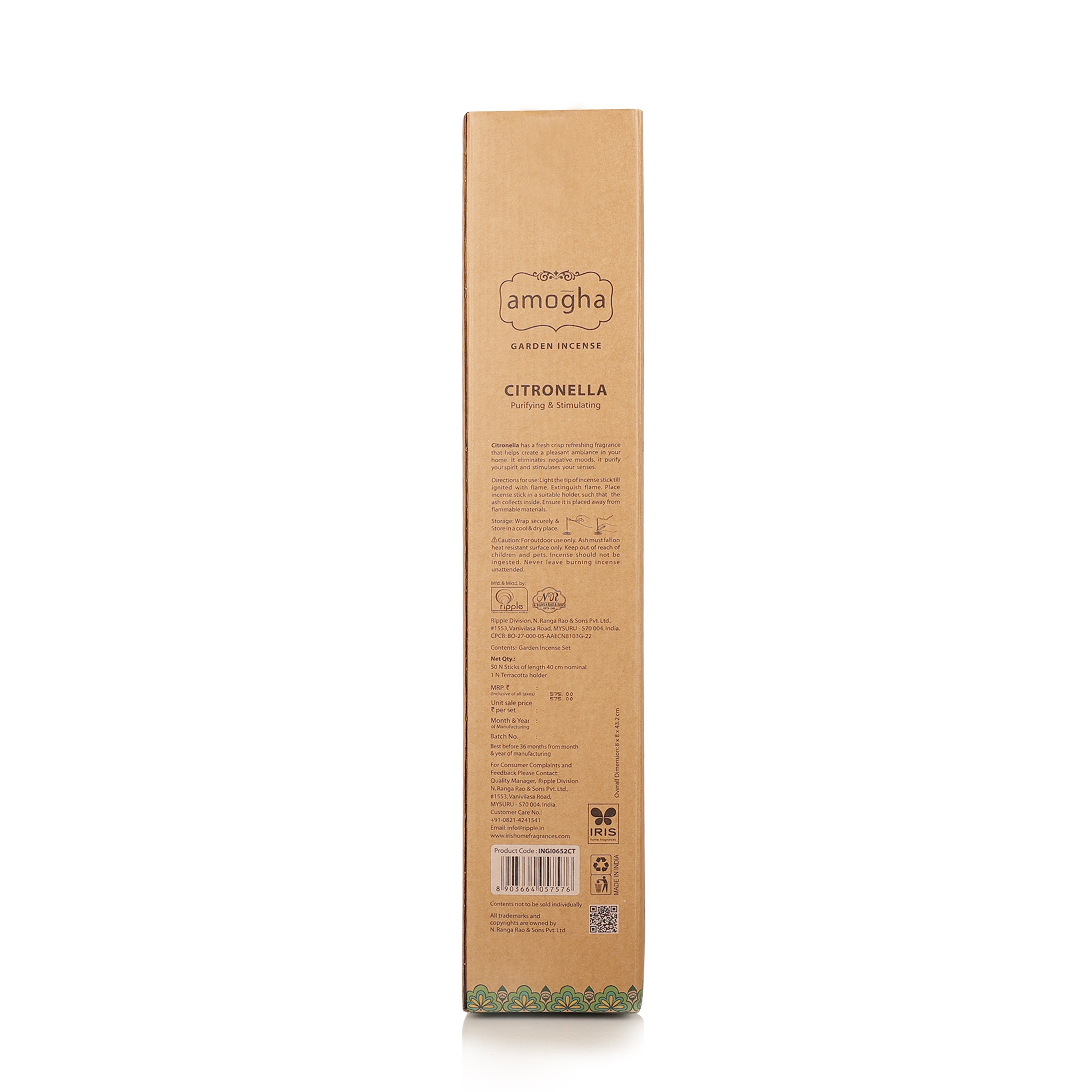 AMOGHA GARDEN INCENSE INGI0652CT