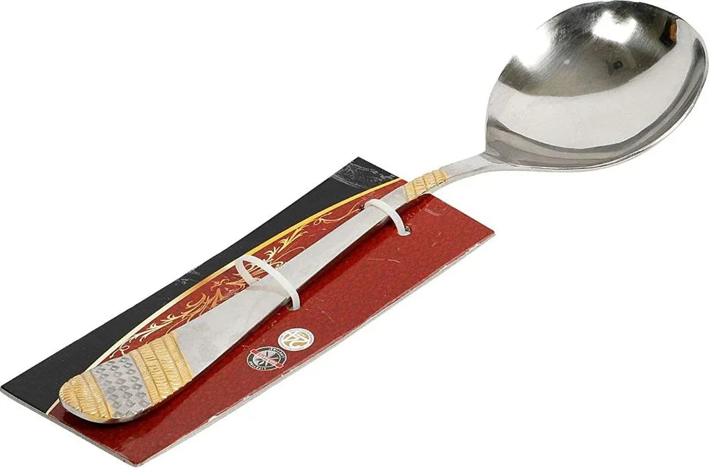 Imperio Stainless steel Veg Serving Spoon Large 1-Piece in Silver Colour - HomeTown