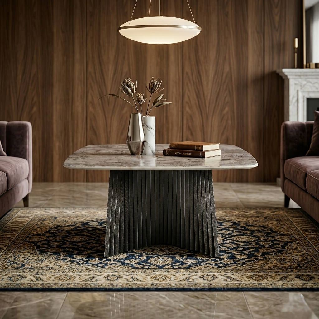 VORTEX MARBLE TOP CENTER TABLE