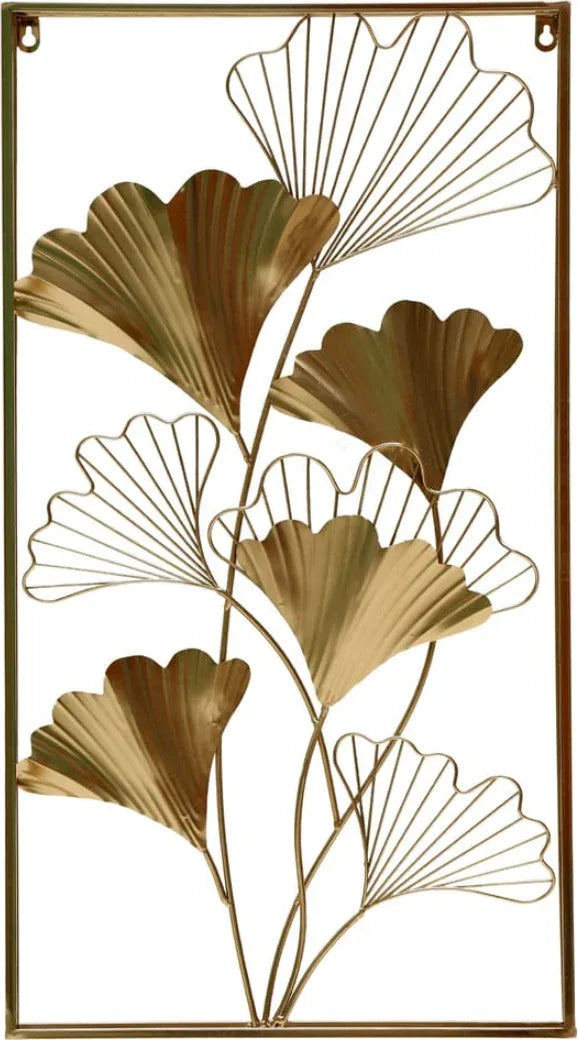 Wall Decor Metal Miyra Ginko Leaf Panel by Vedas - HomeTown