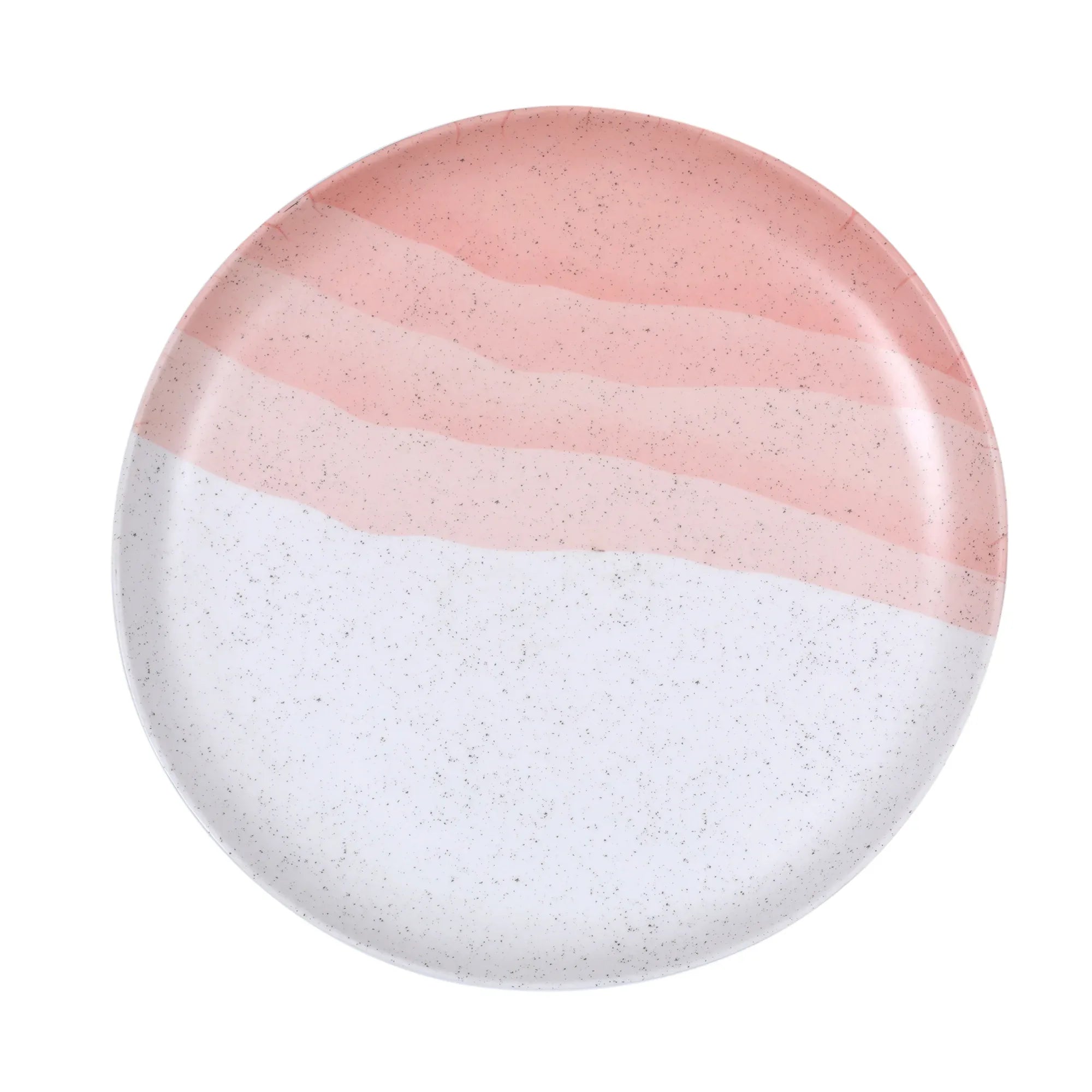 Emilia Melamine Speckles Dinner Plate in Pink Colour - HomeTown