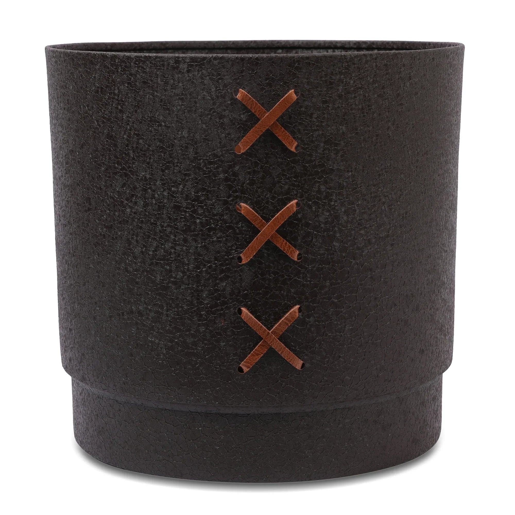 Cosmos Metal Planter 24 cm in Brown Colour - HomeTown