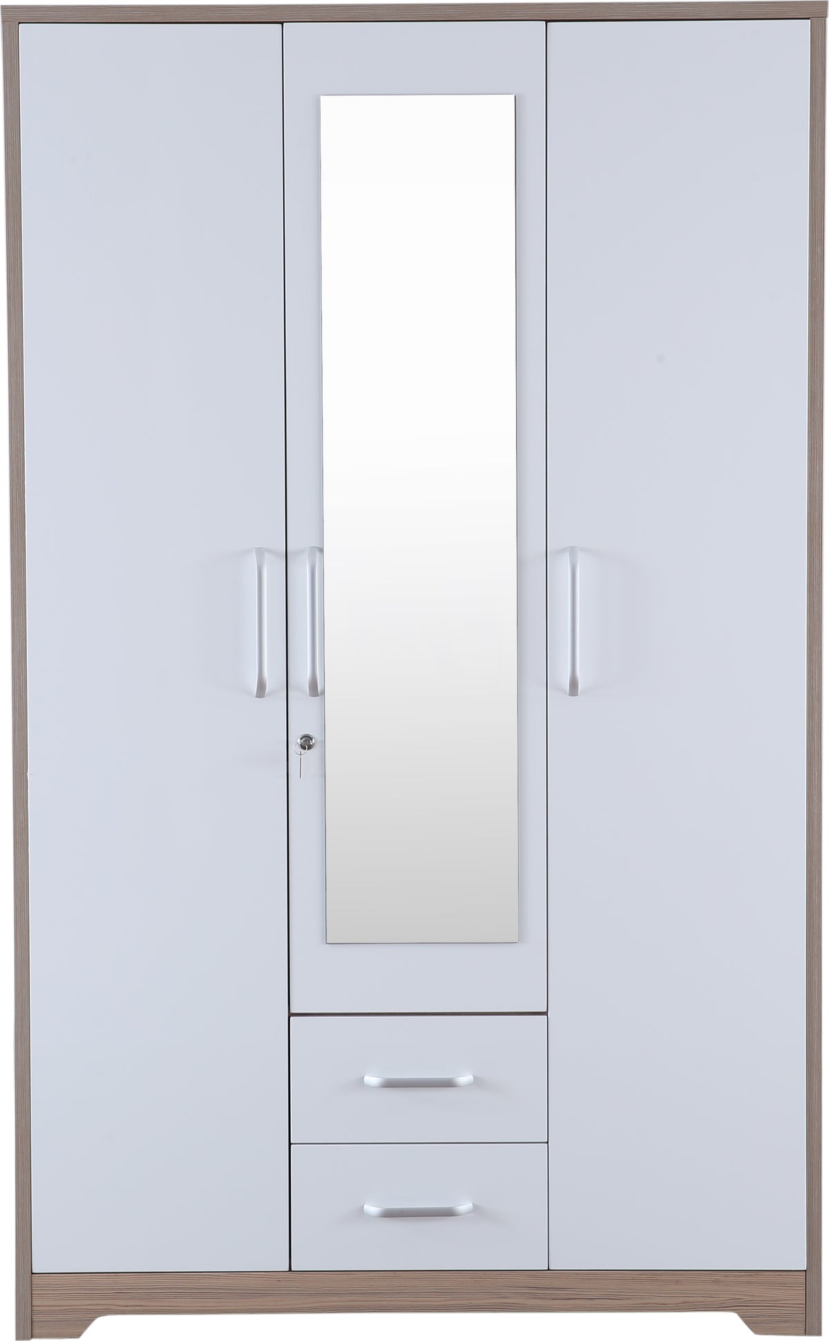 Ambra Three door Wardrobe in Oak Colour