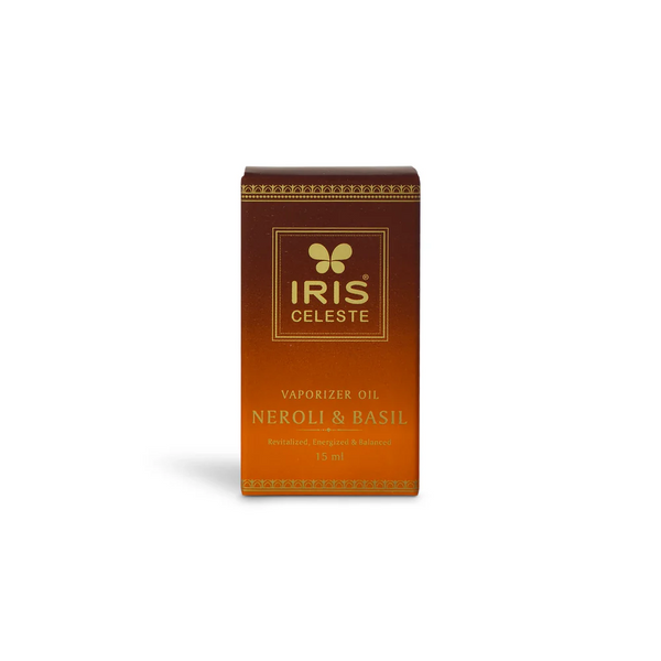 Iris Celeste Vaporizer Oil 15ml in Navy Blue - Essential Oil Vaporizer Refill dimensions