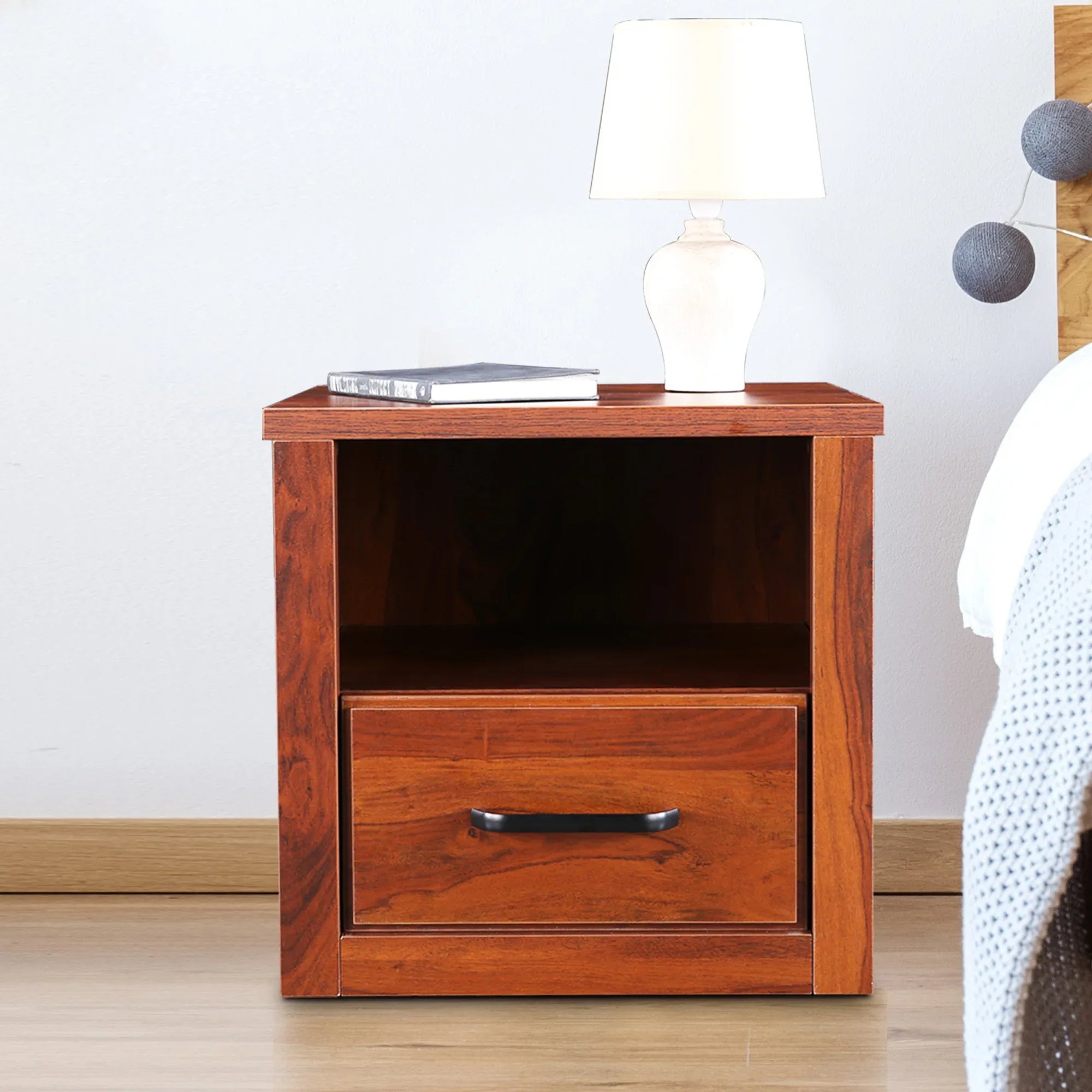 Antwerp Night Stand in Sheesham Colour - HomeTown