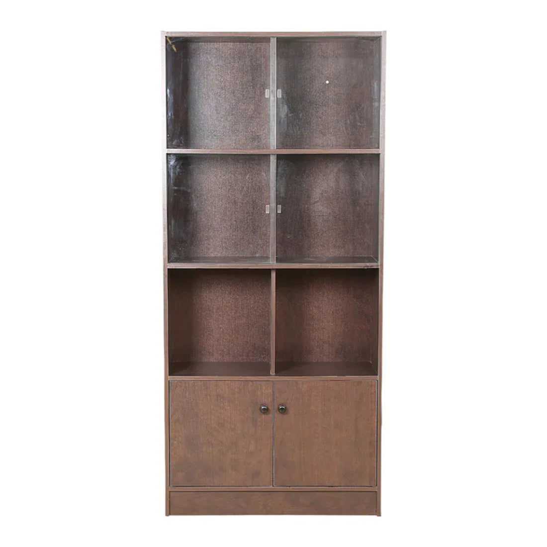 Lara Engineered Wood Large Book Shelf in Wenge Colour - HomeTown