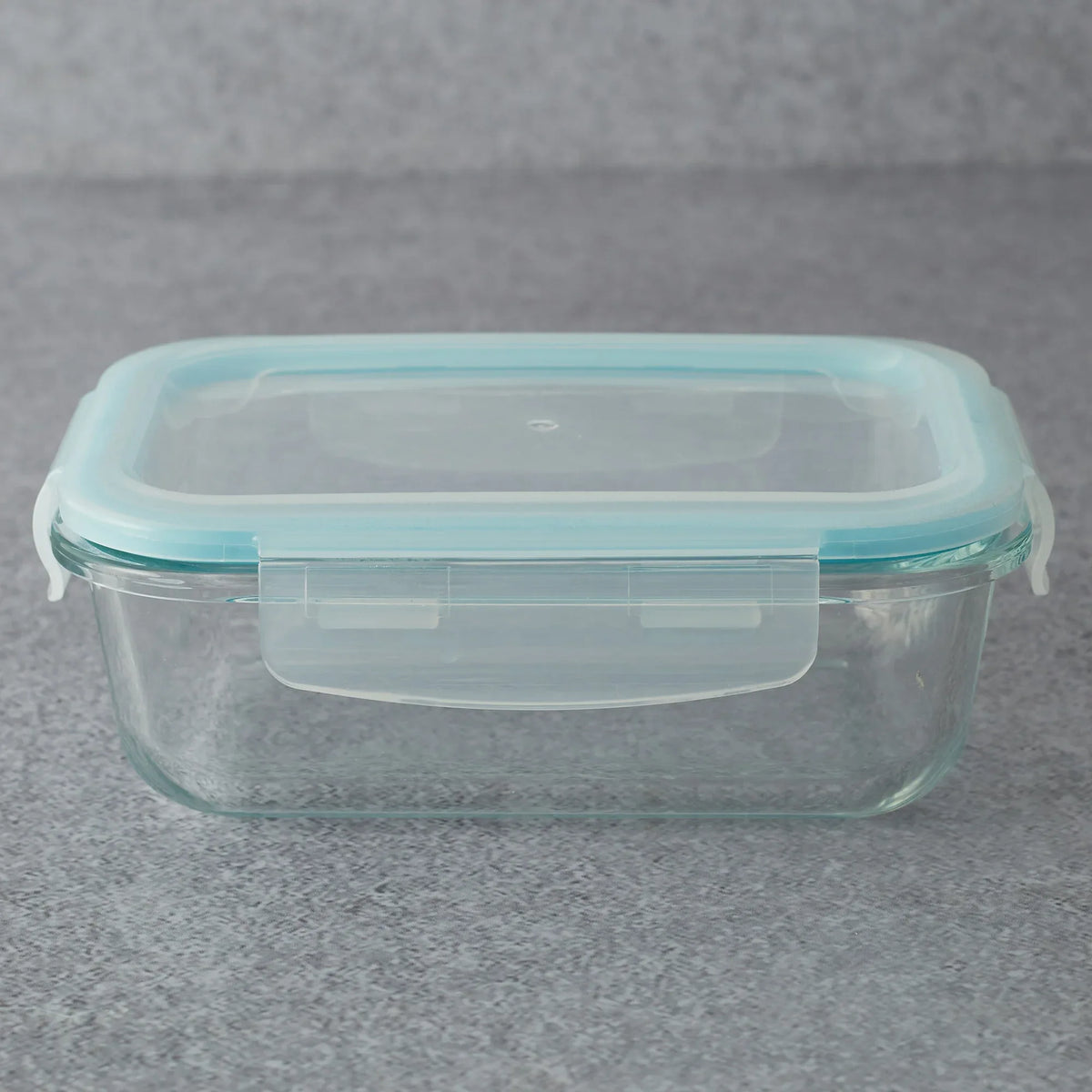Robust Glass Rectangle Container with PP Lid 640ML in Transparent Colour - HomeTown