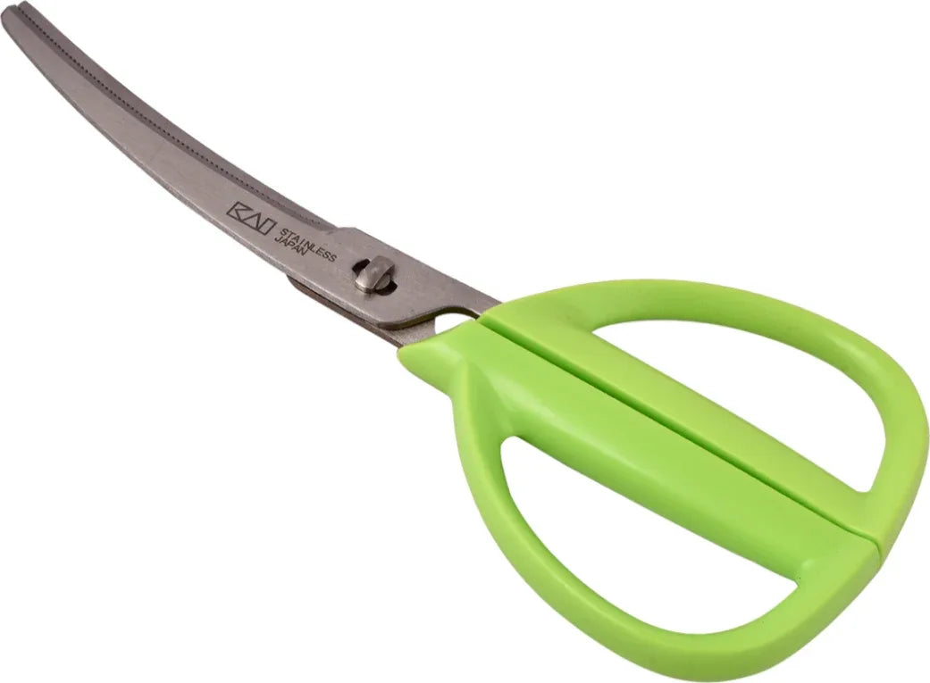 Curve Stainless steel Kitchen Scissor in Green Colour - HomeTown