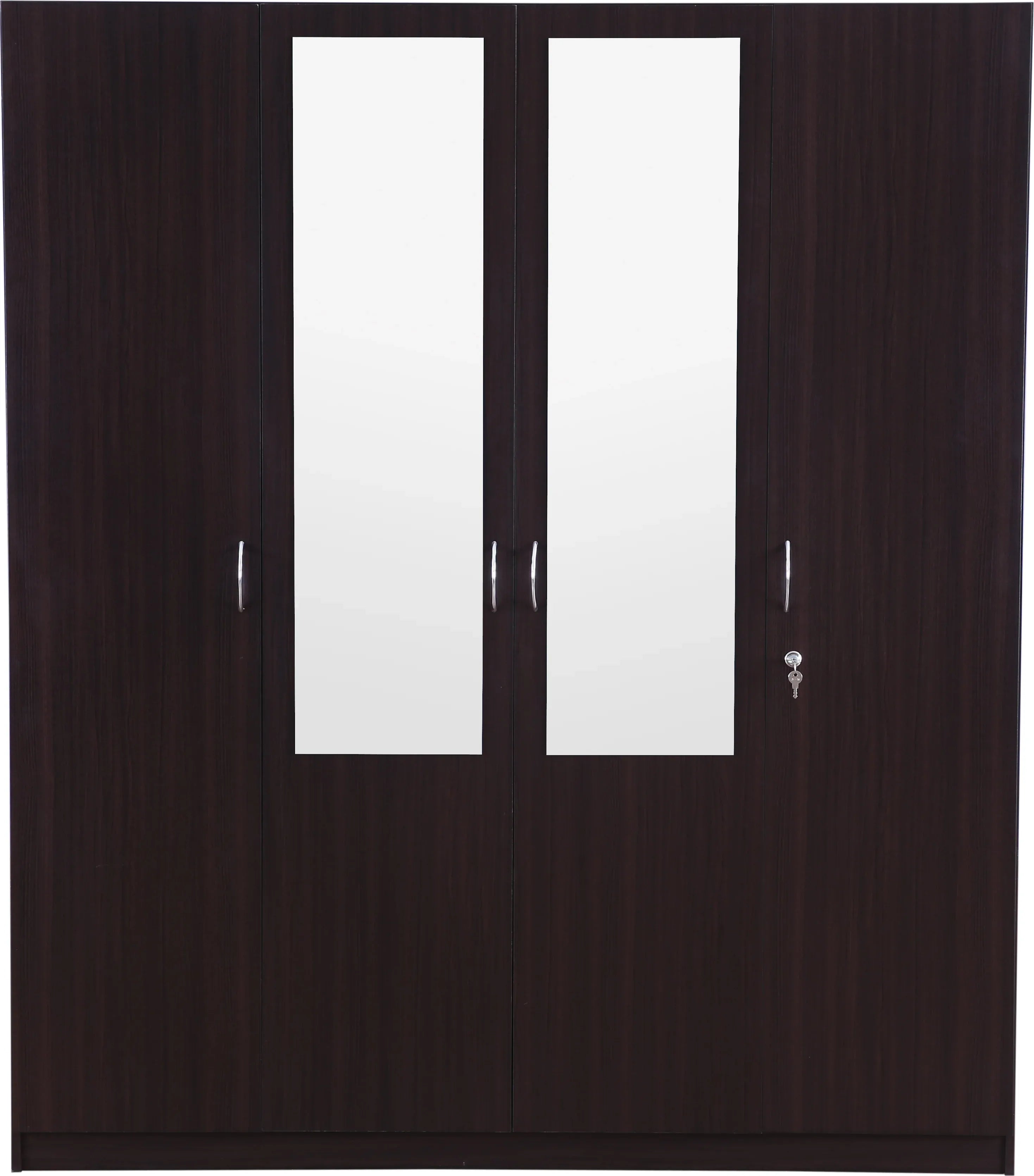Allen 4 door wardrobe in Walnut Colour - HomeTown
