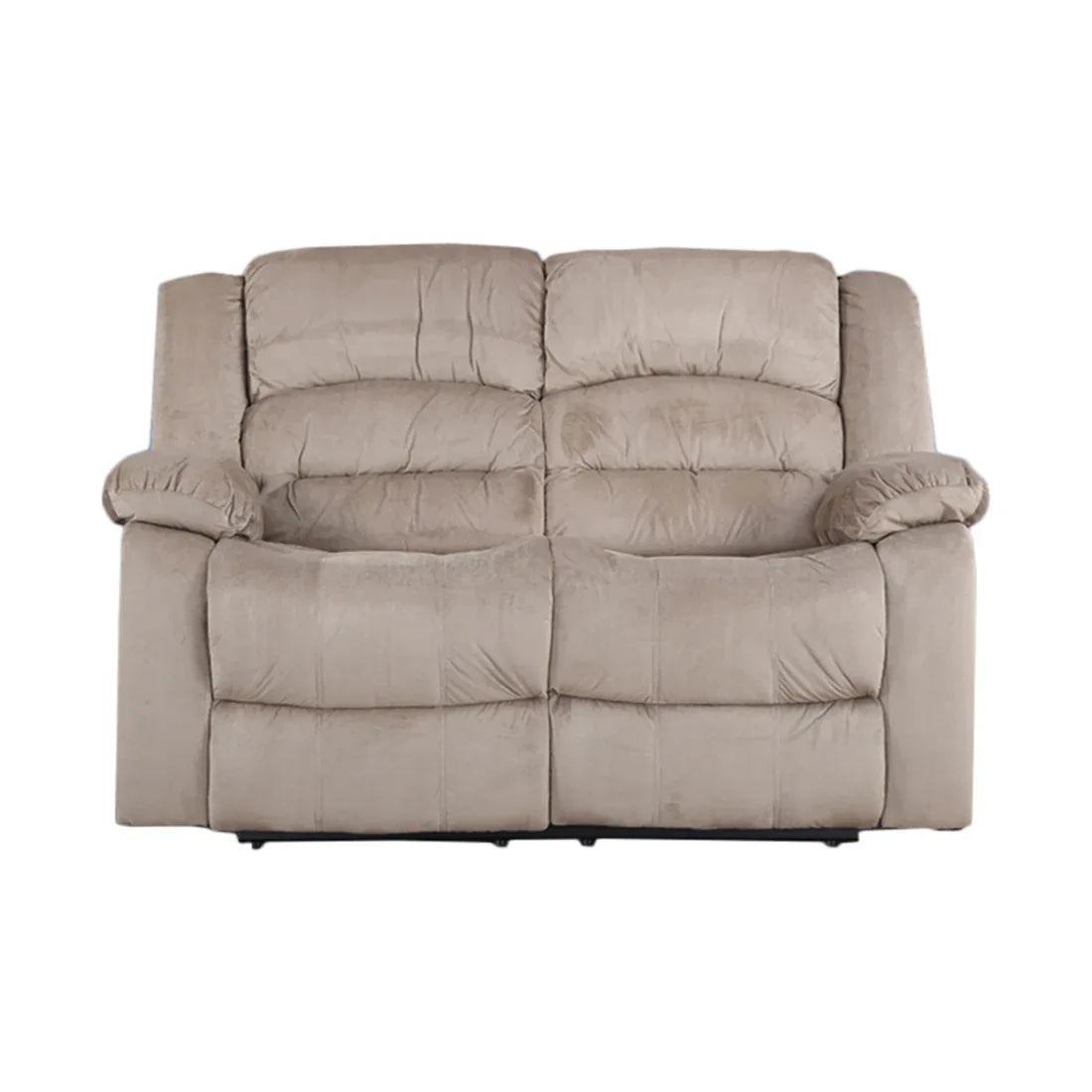 Bradford Fabric Recliner Sofa in Beige Colour