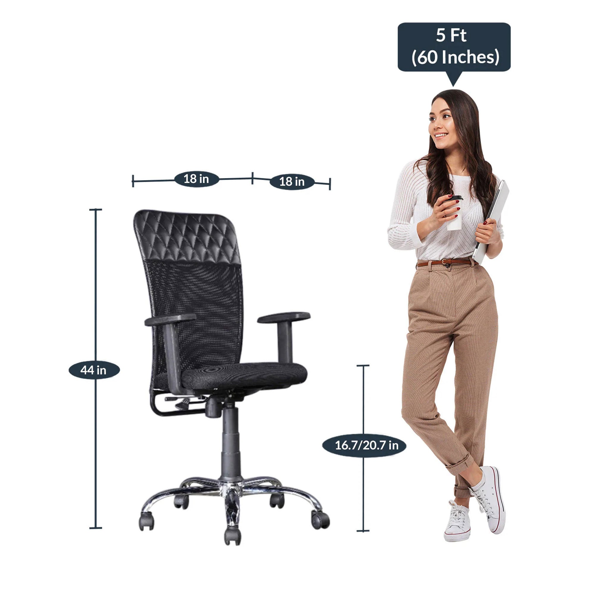 Comfora Office Chair Black