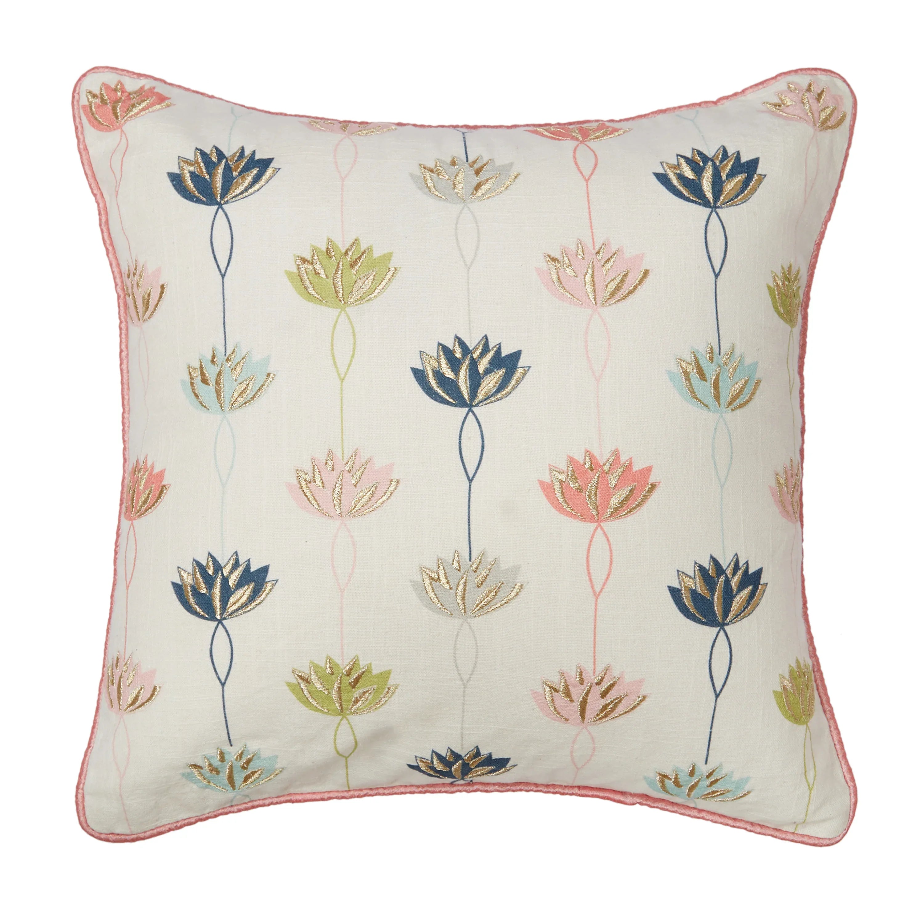 Nelumbra Cotton Cushion Cover 40x40 cm in Multi Colour - HomeTown