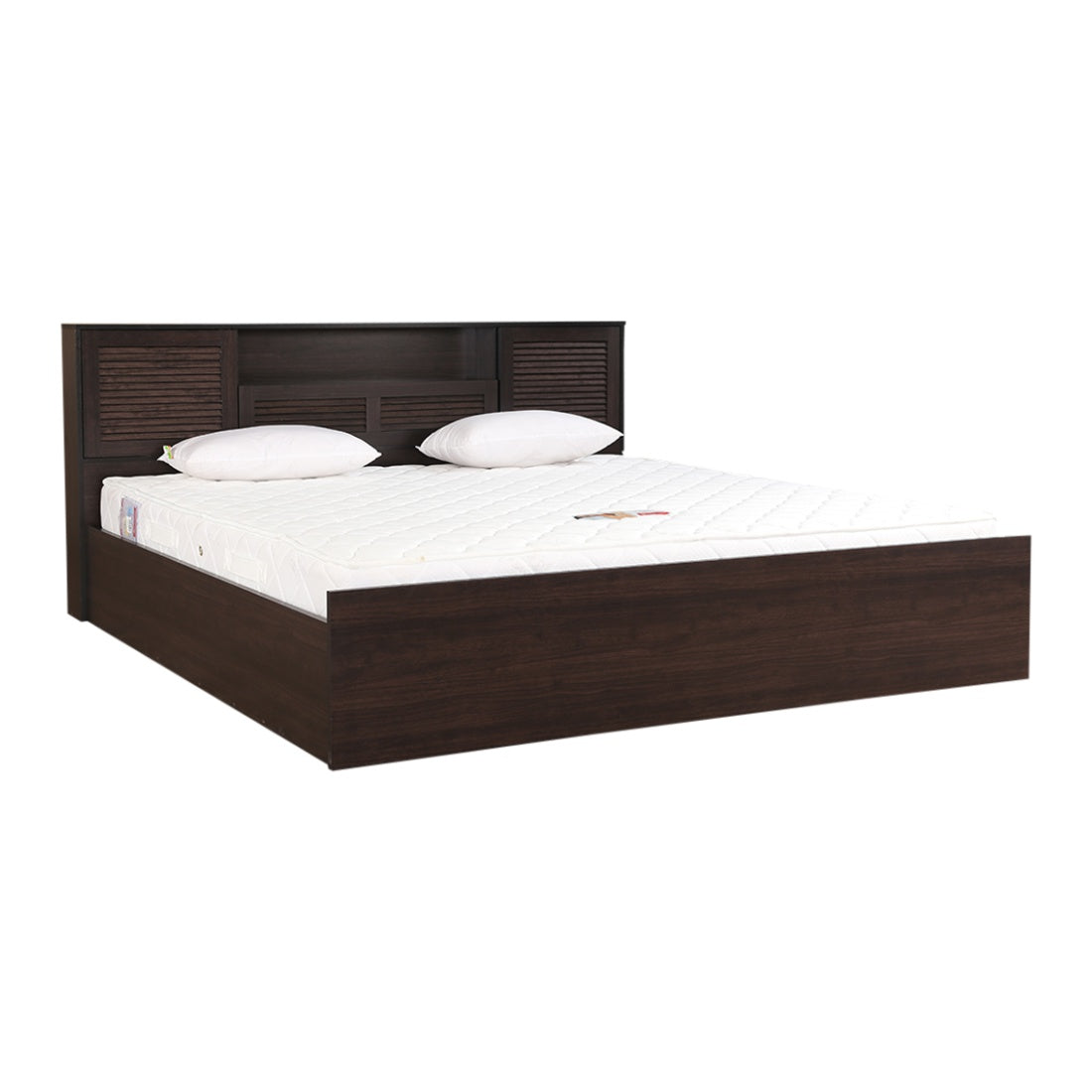 Bolton King bed with Hydraulic storage in Wenge Colour