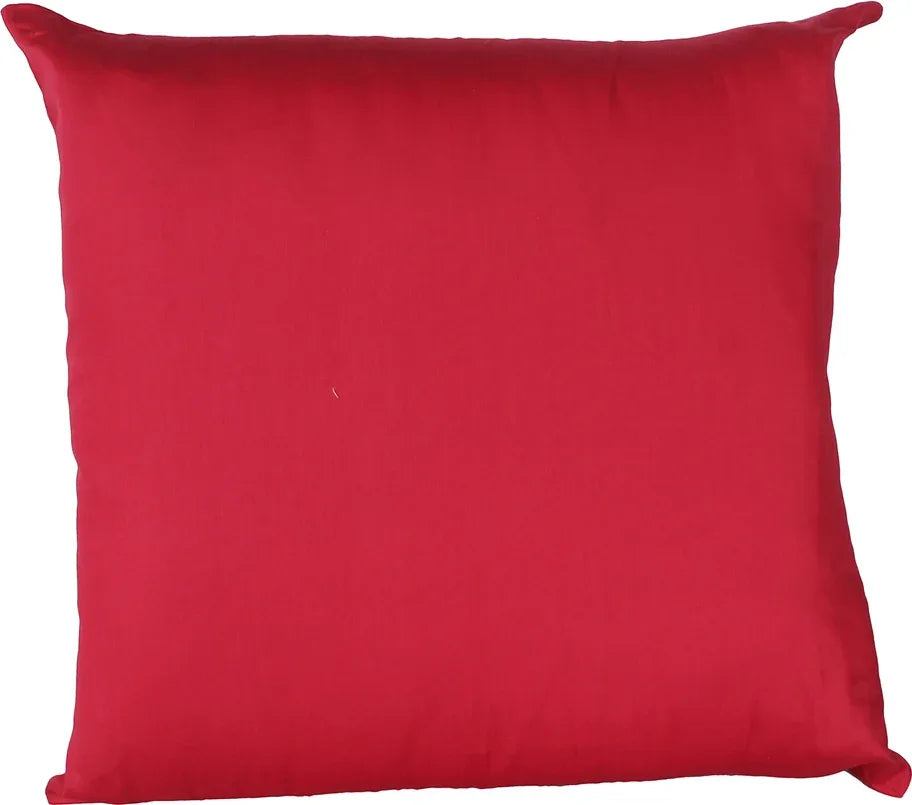 Nora Palette Cotton Satin Sham Cover 60x60 Cm 210 TC in Berry Colour - HomeTown