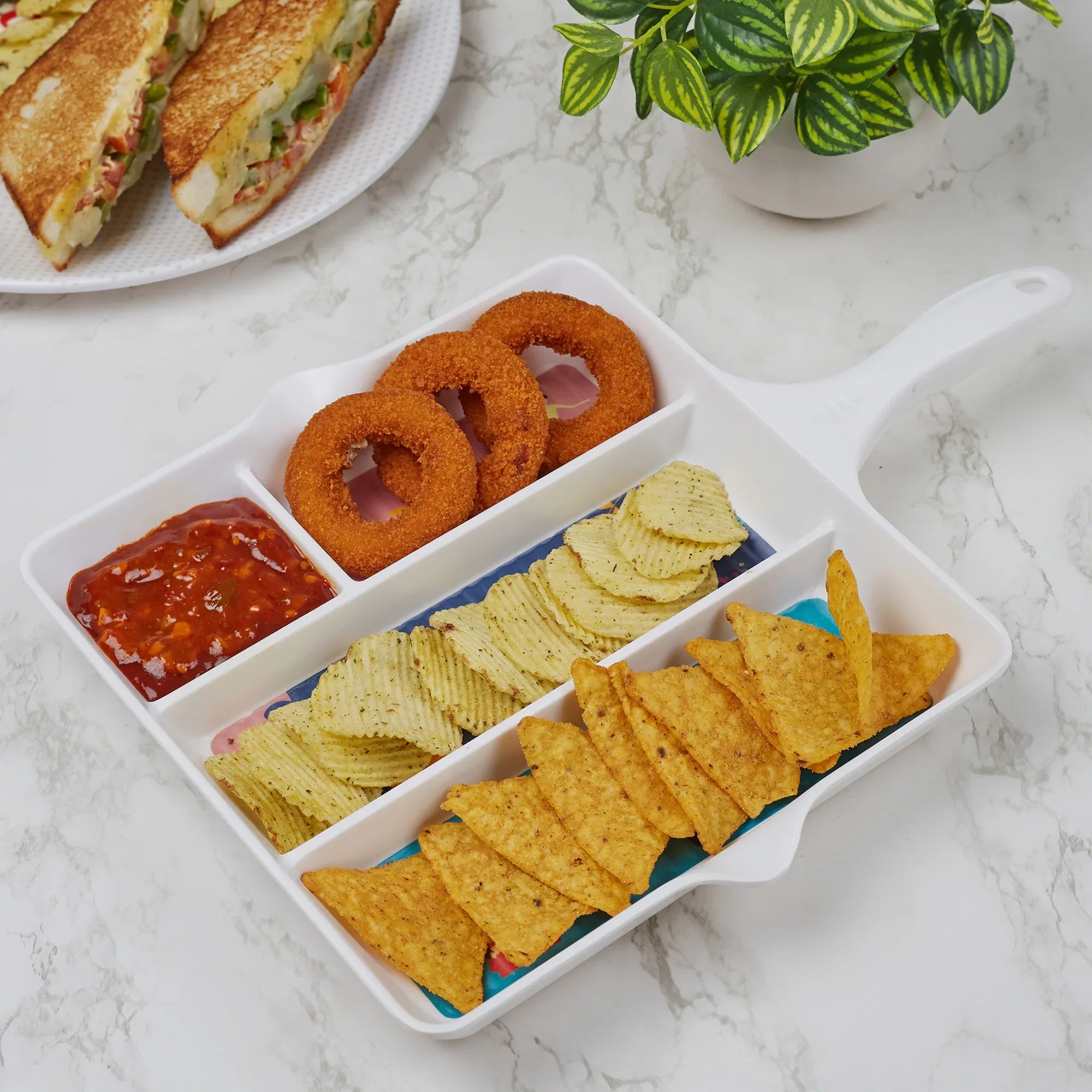 Good Life Melamine Skillet Serving Platter in Multi Colour - HomeTown