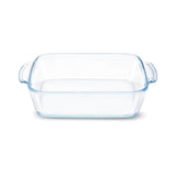 Borosil Glass Sqaure Baking Dish Without Plastic Lid 1.6 Litre