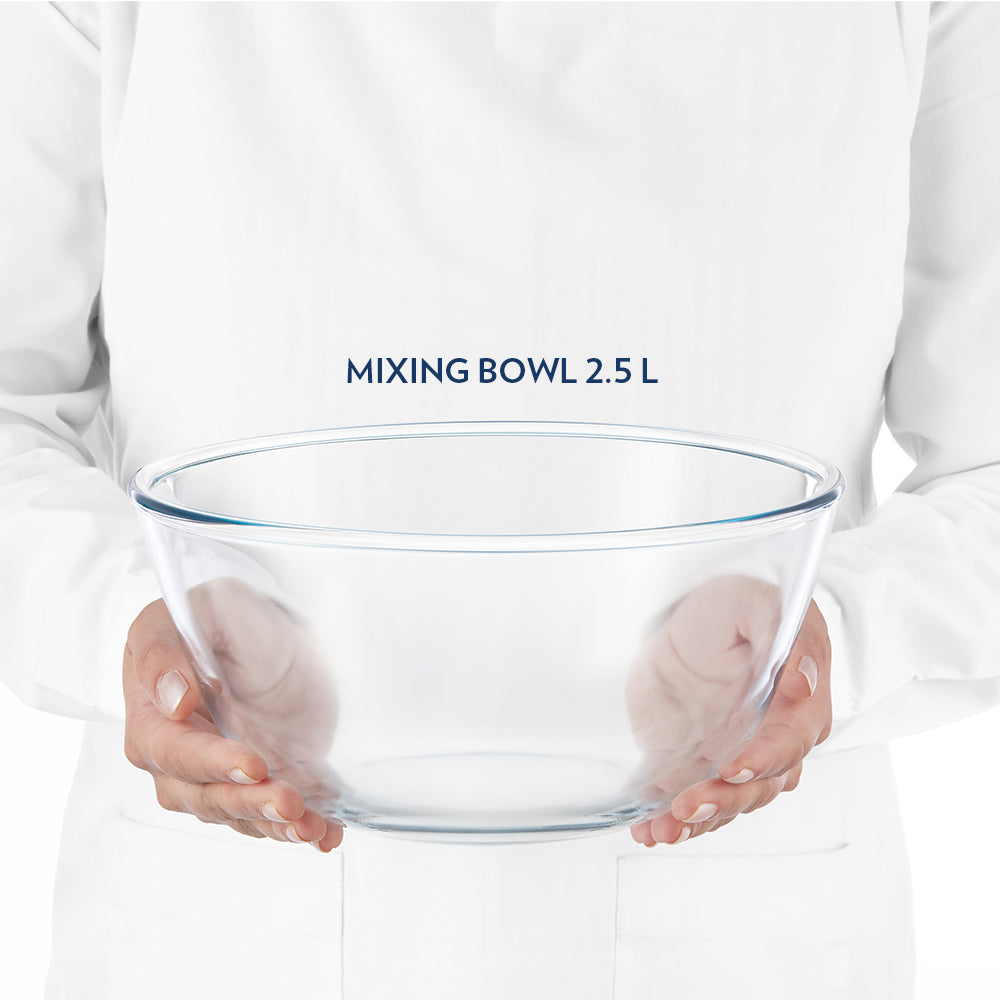 BOROSIL ROUND MIXING BOWL 2.5L