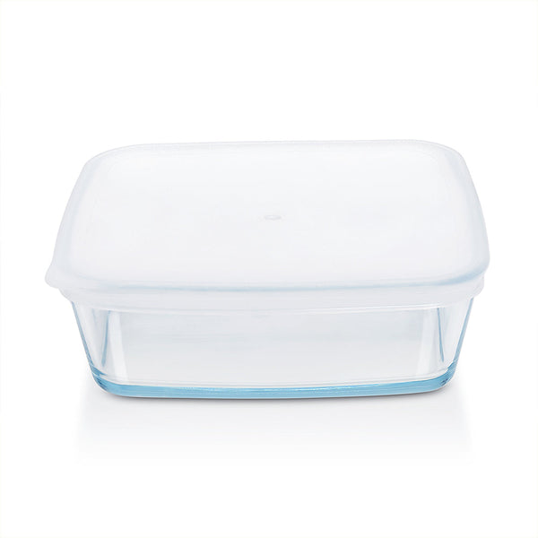 BOROSIL GLASS SQAURE BAKING DISH WITH PLASTIC LID 1.6 LITRE dimensions