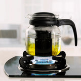 Borosil Carafe Strainer in Lid Black 1 Litre
