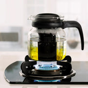 Borosil Carafe Strainer in Lid Black 1 Litre