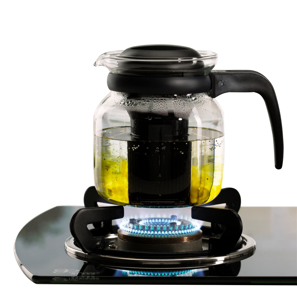BOROSIL CARAFE  STRAINER IN LID BLACK 1 LITRE