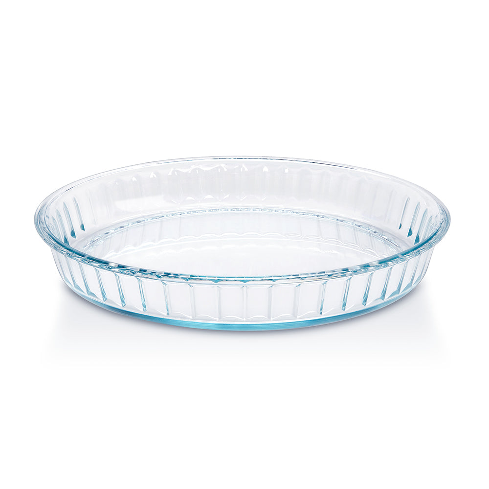 BOROSIL FLUTED GLASS BAKING DISH 1.2 LITRE