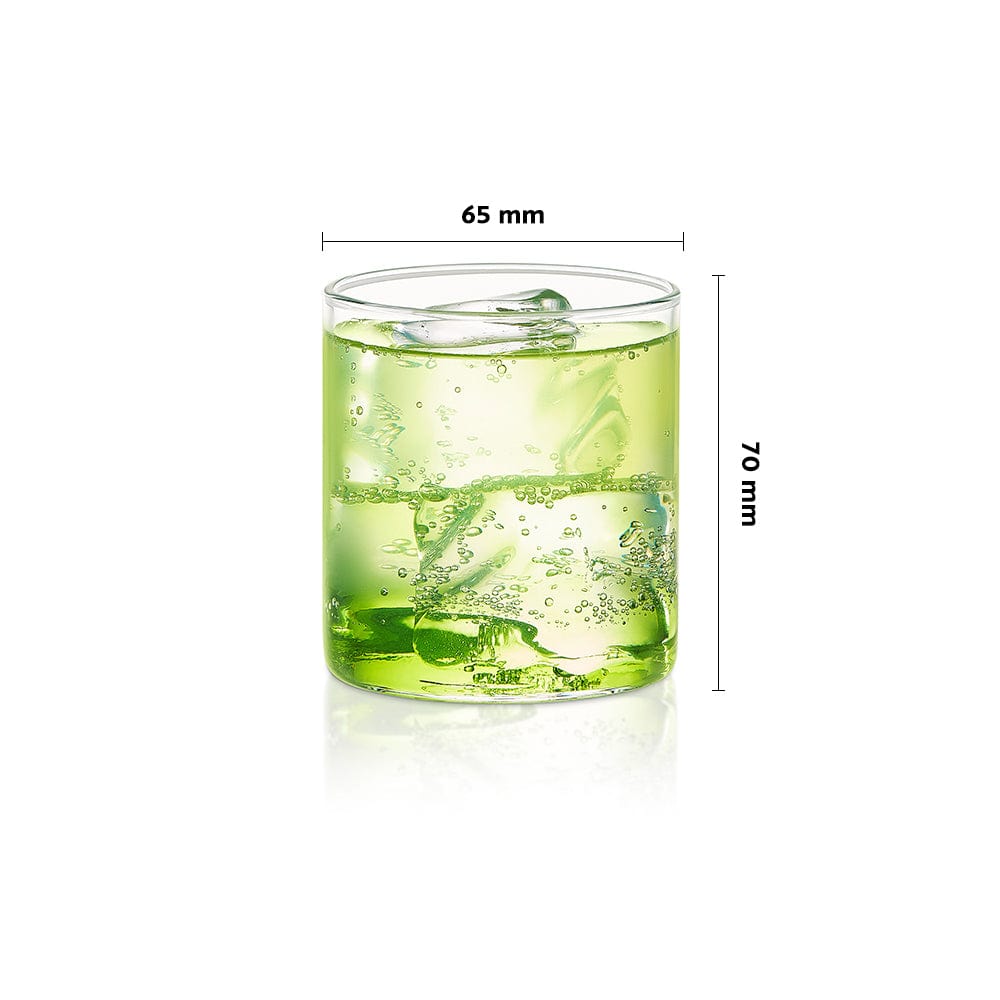 BOROSIL VISION GLASS SQUAT 295ML  6PCS SET