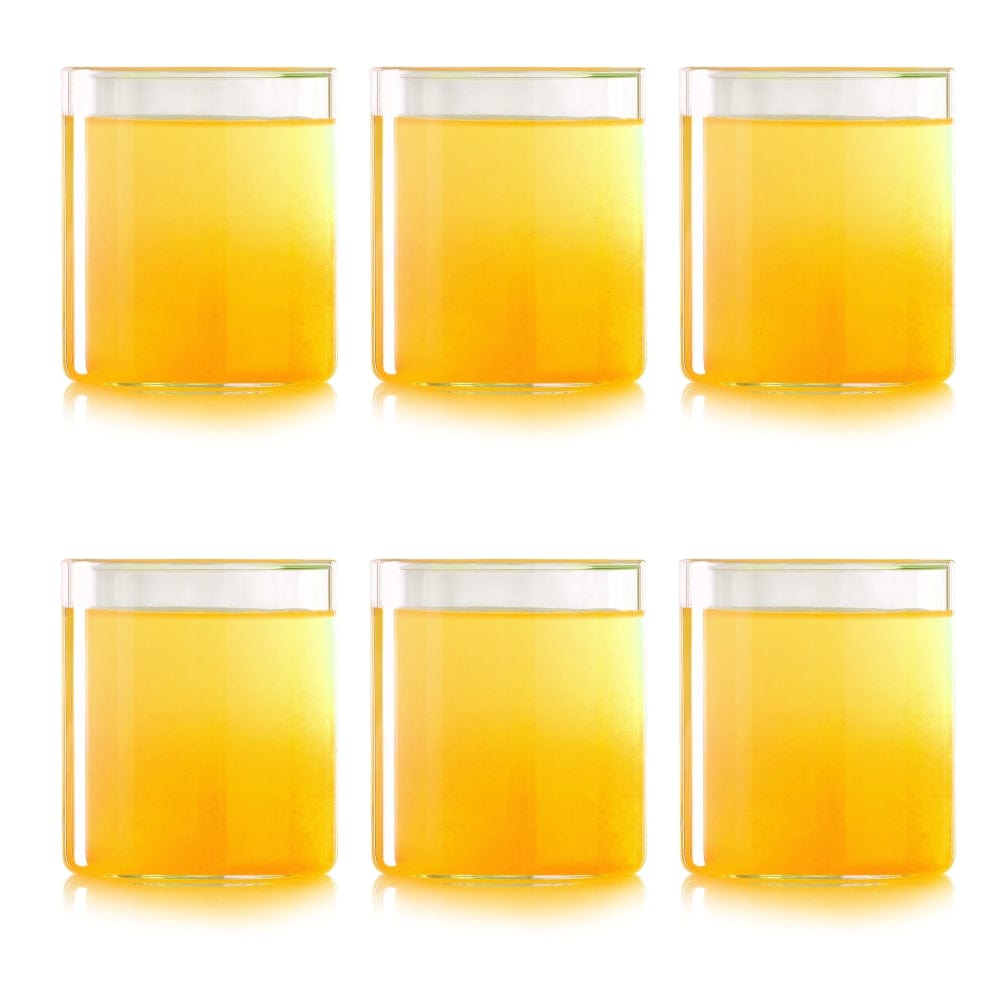 BOROSIL VISION GLASS SQUAT 295ML  6PCS SET
