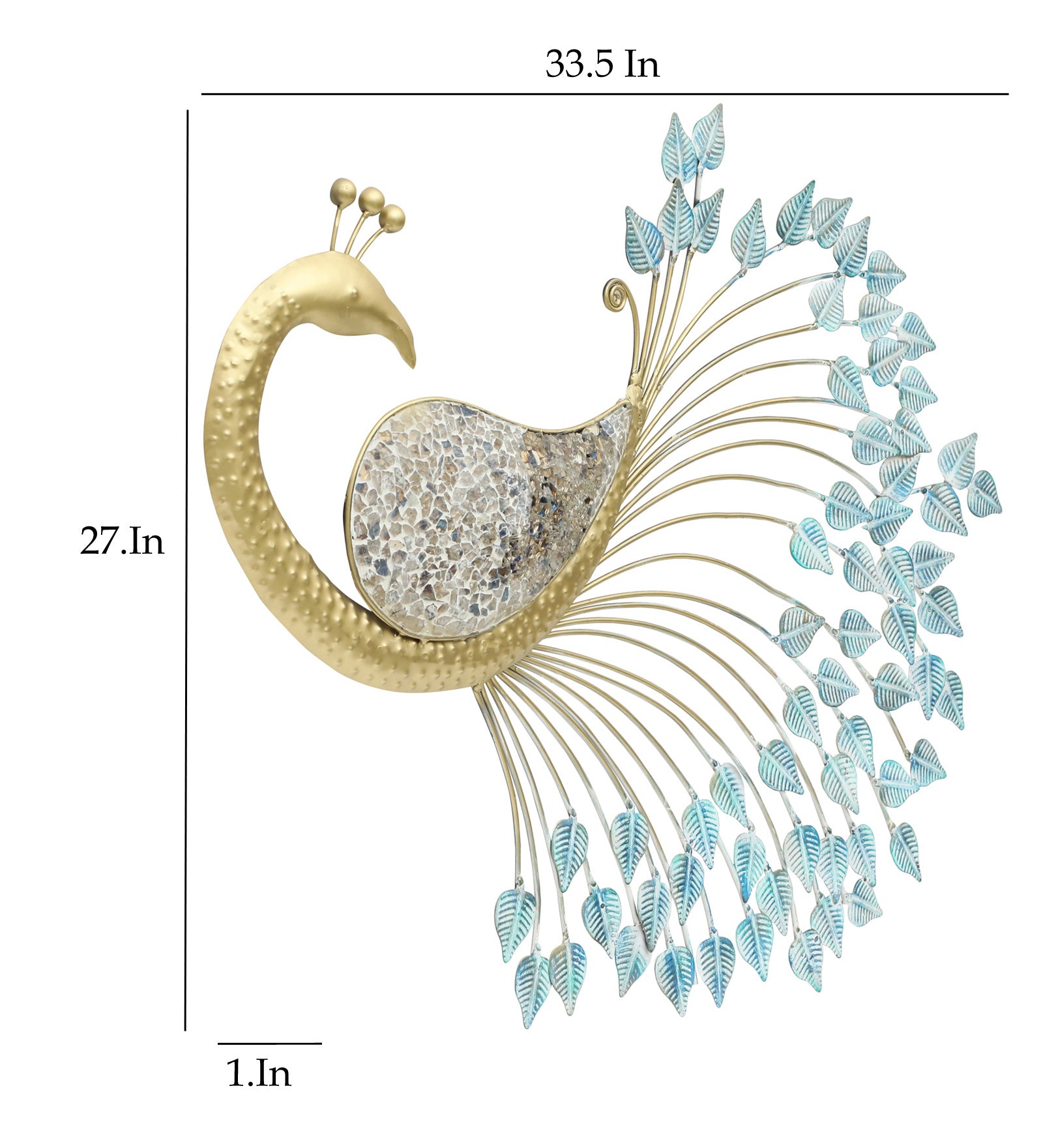 Vedas W-NIHAAL PEACOCK WALL DeCOR