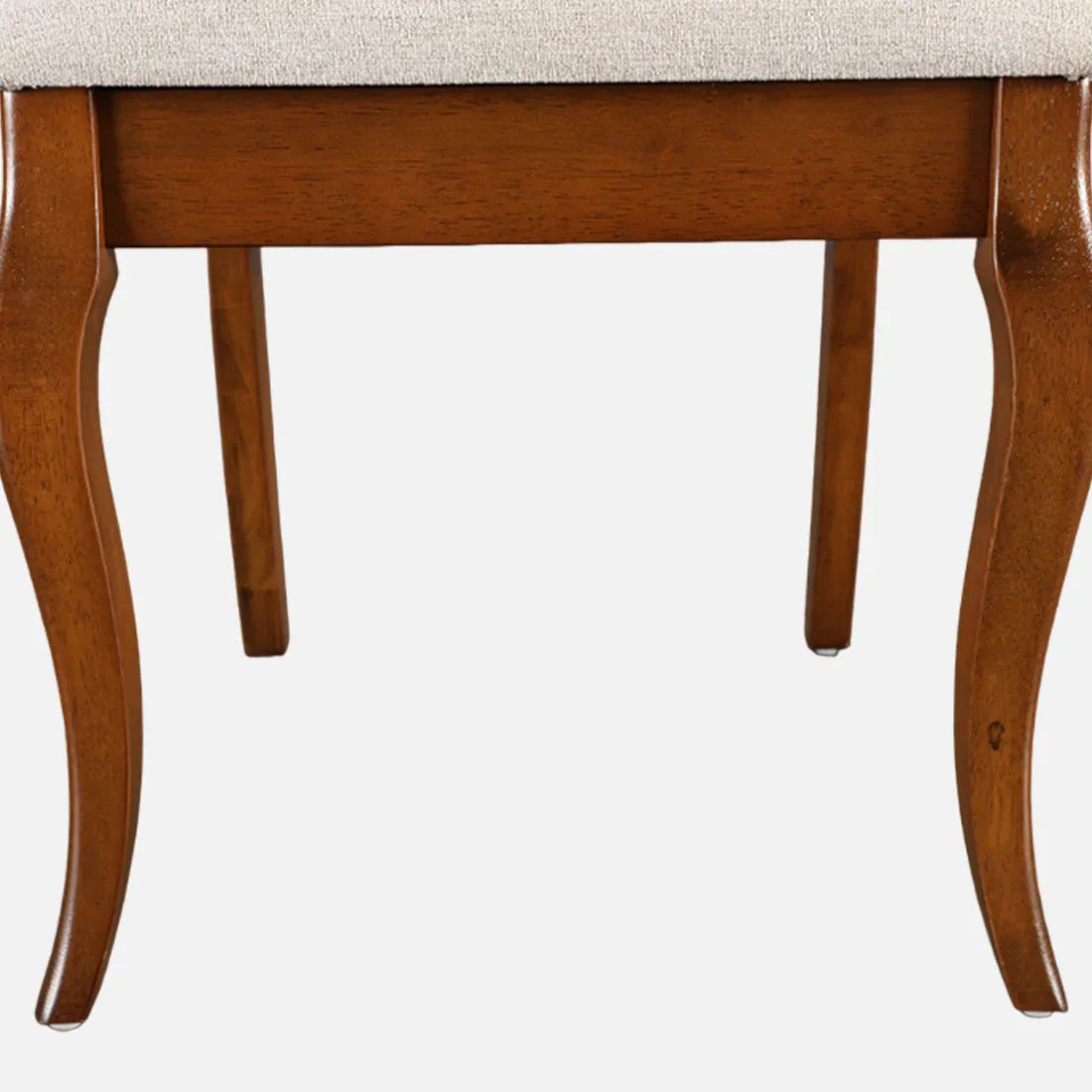 Florentine Marble Finish Six Seater Dining Set in Dark Walnut Colour - HomeTown