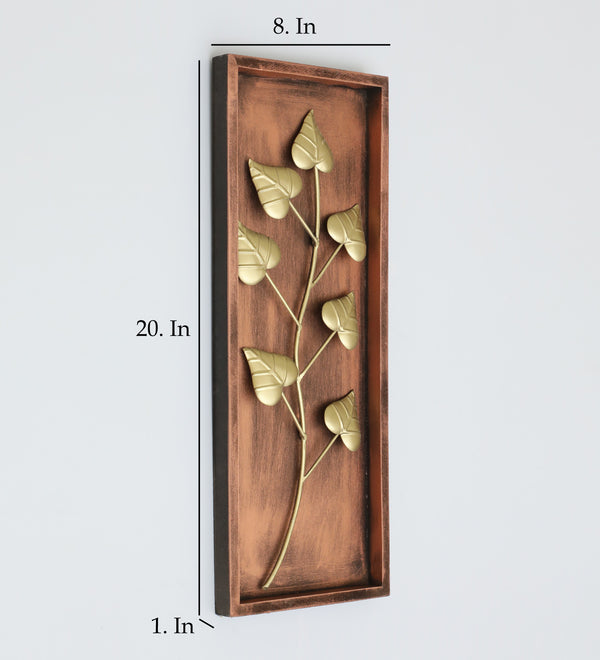 Vedas W Holly Leaf Wall Decor dimensions