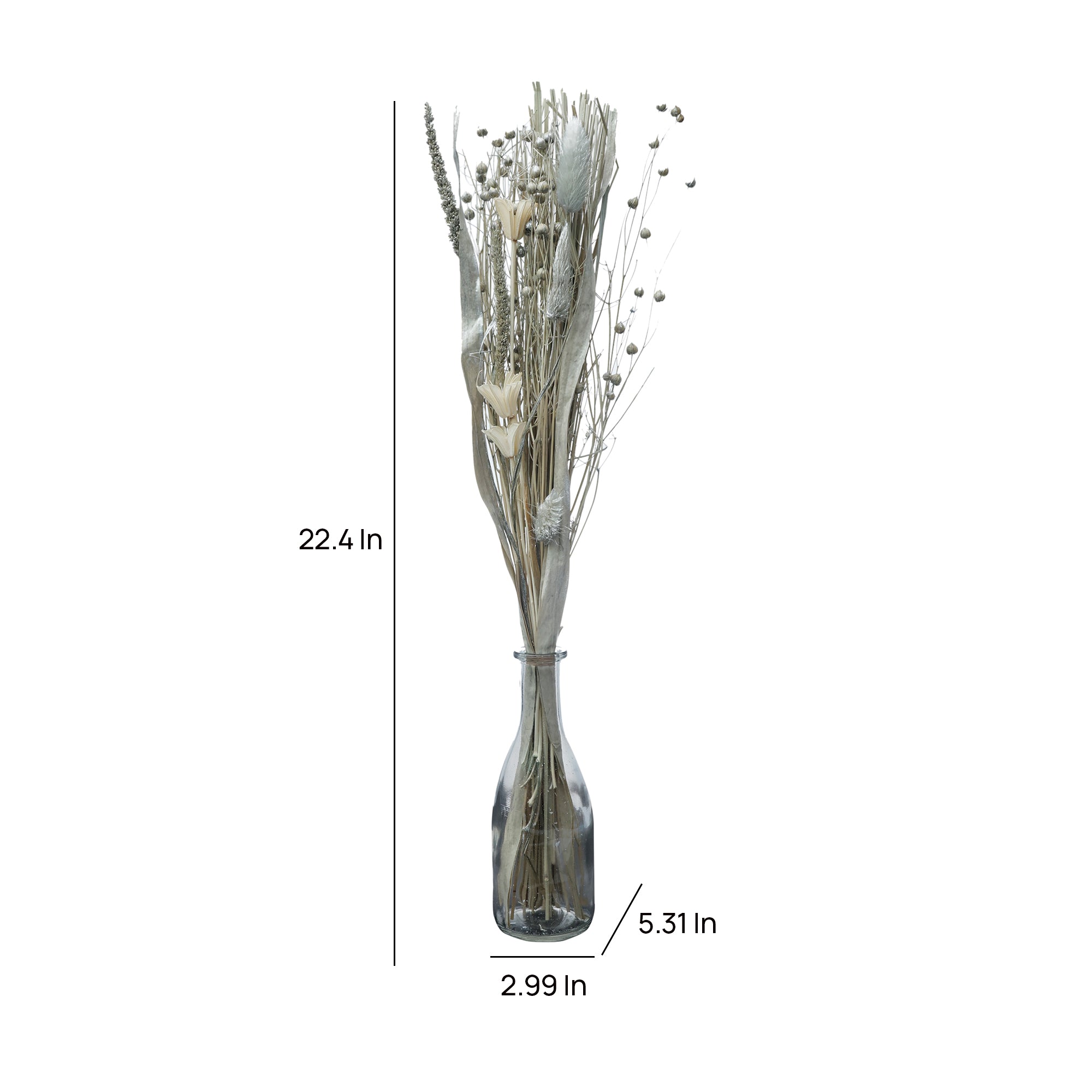 Liliana Dried Floral Silver Haze (large)
