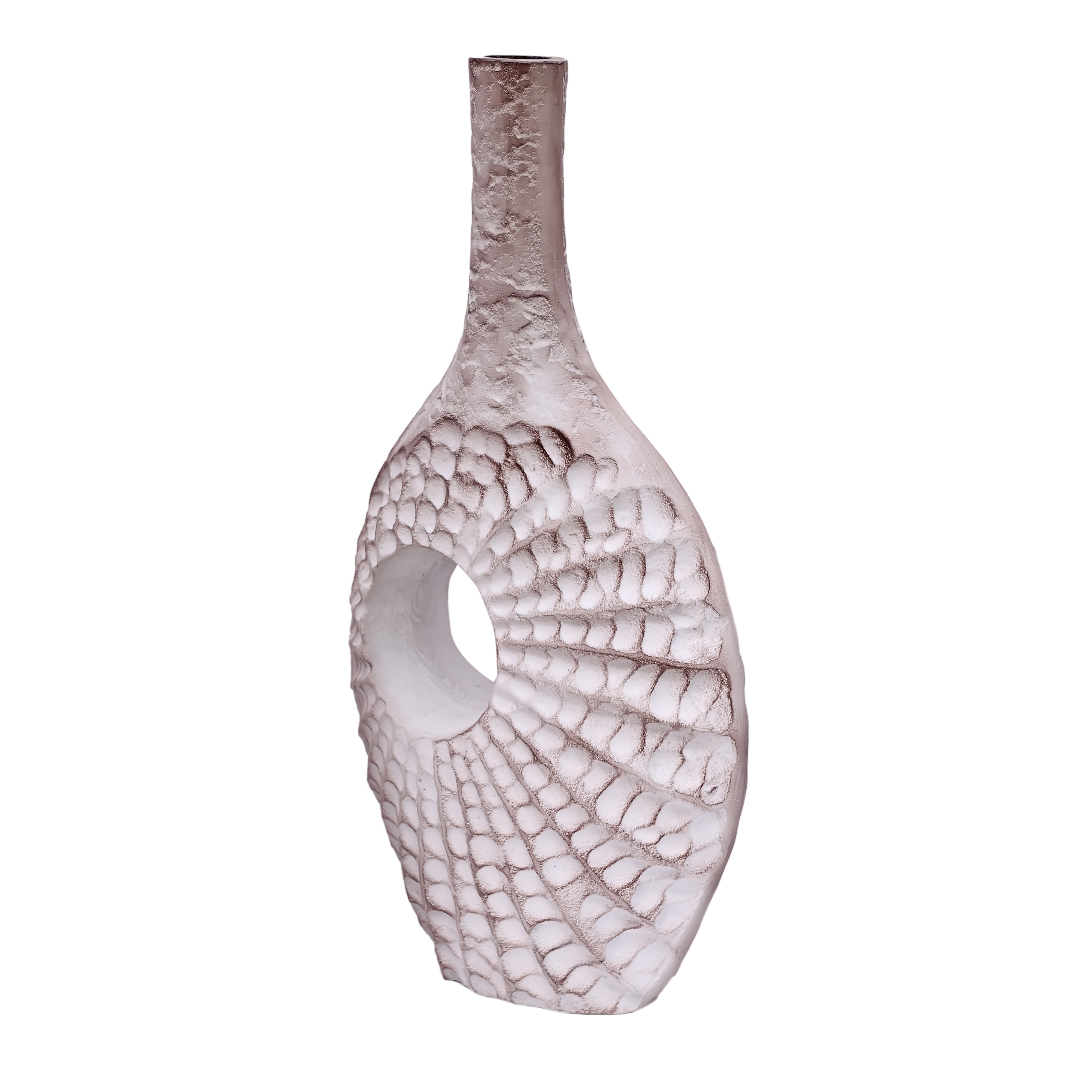 Seashell Serenity Vase - Dirty Pink Large