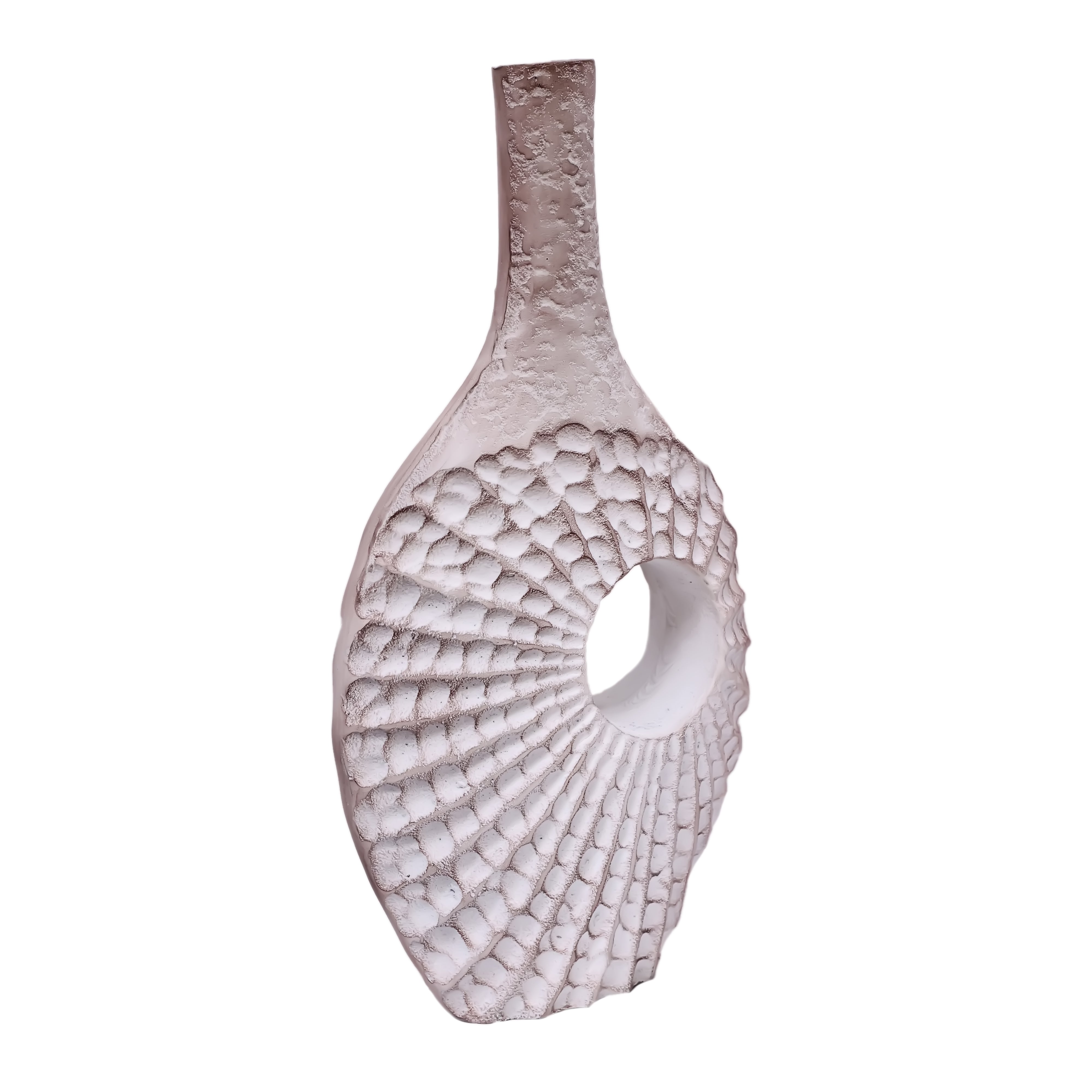 Seashell Serenity Vase - Dirty Pink Large