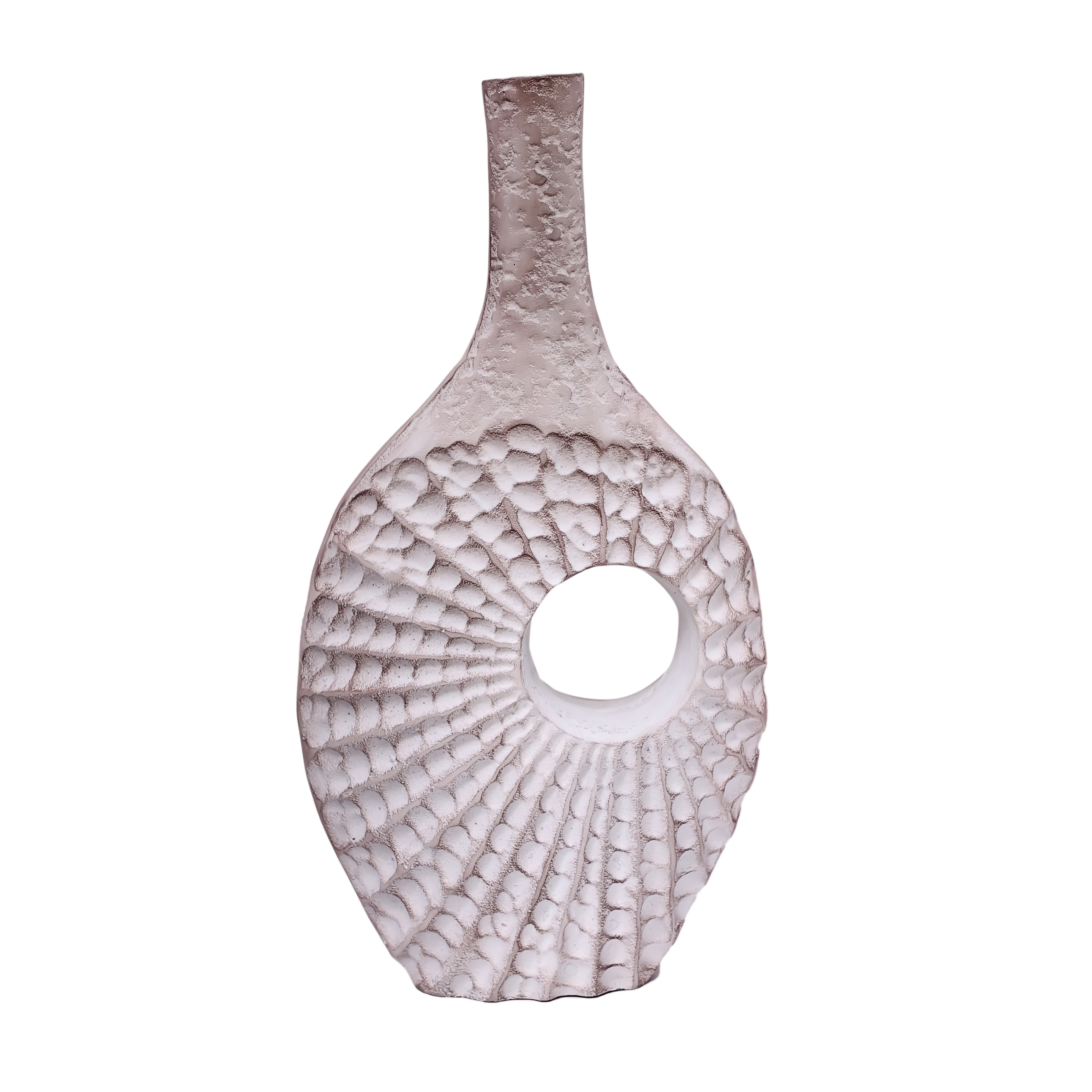 Seashell Serenity Vase - Dirty Pink Large