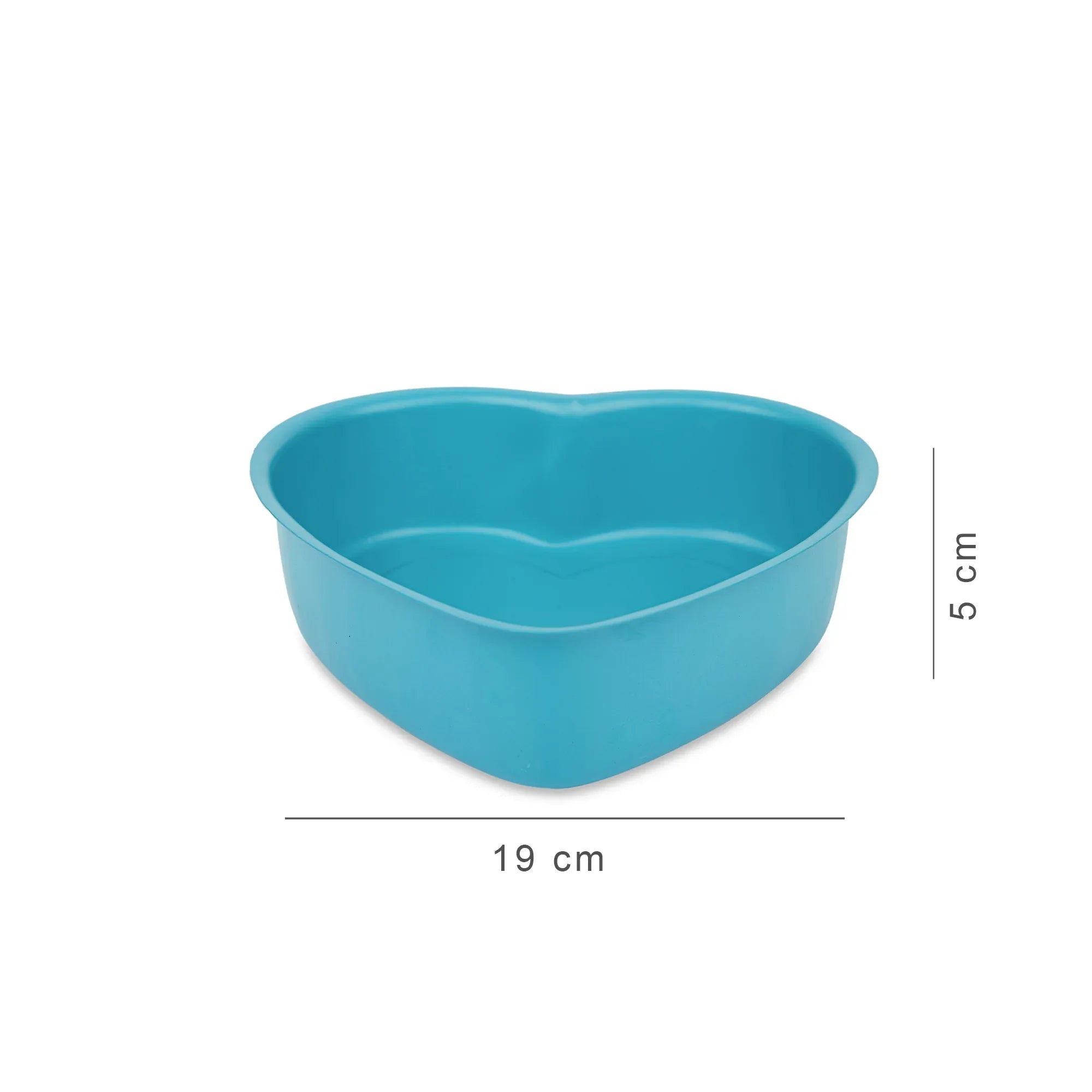 Bakalicious Aluminium Heart Cake Mould 19 cm in Teal Colour