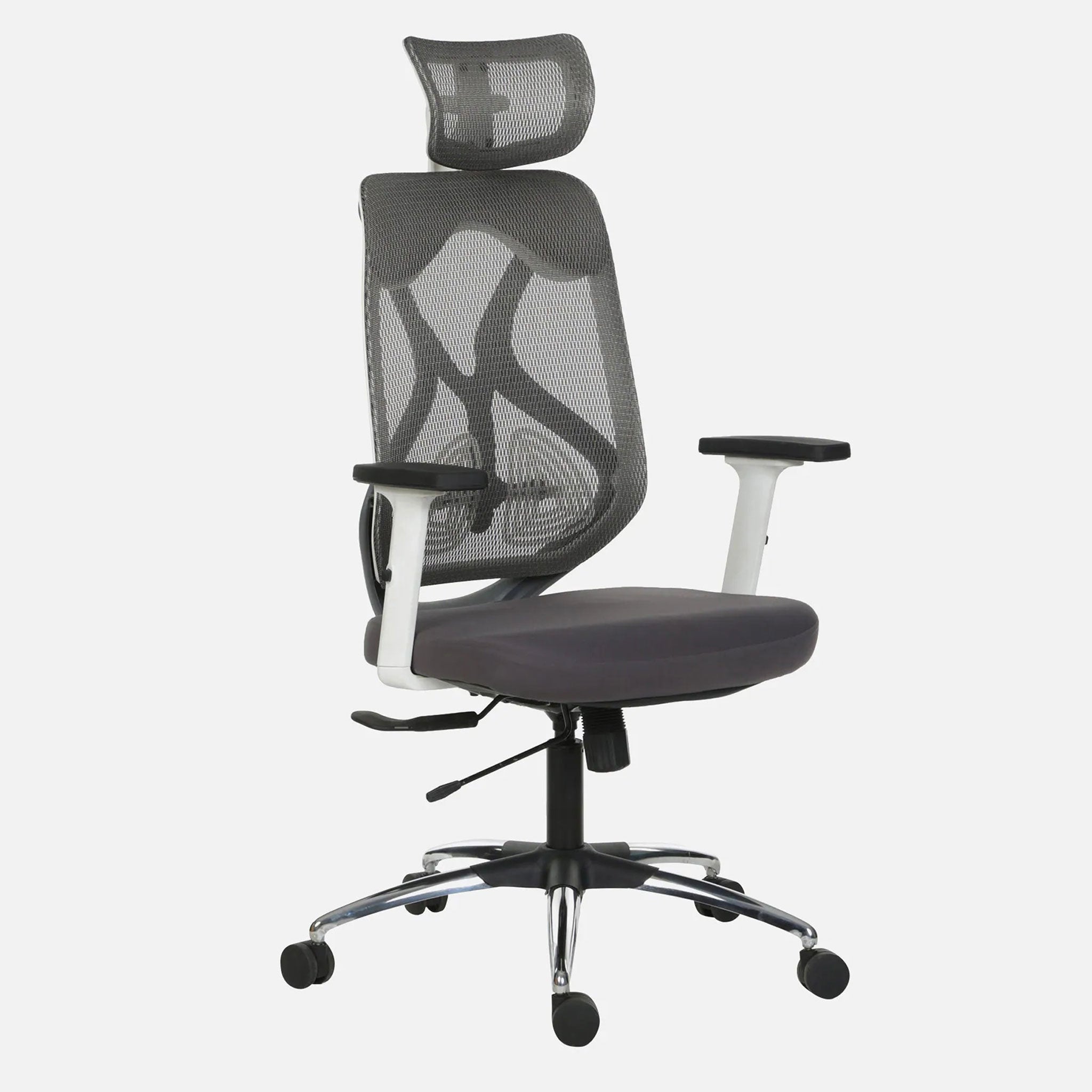 Smartseat Office Chair Hr White & Grey
