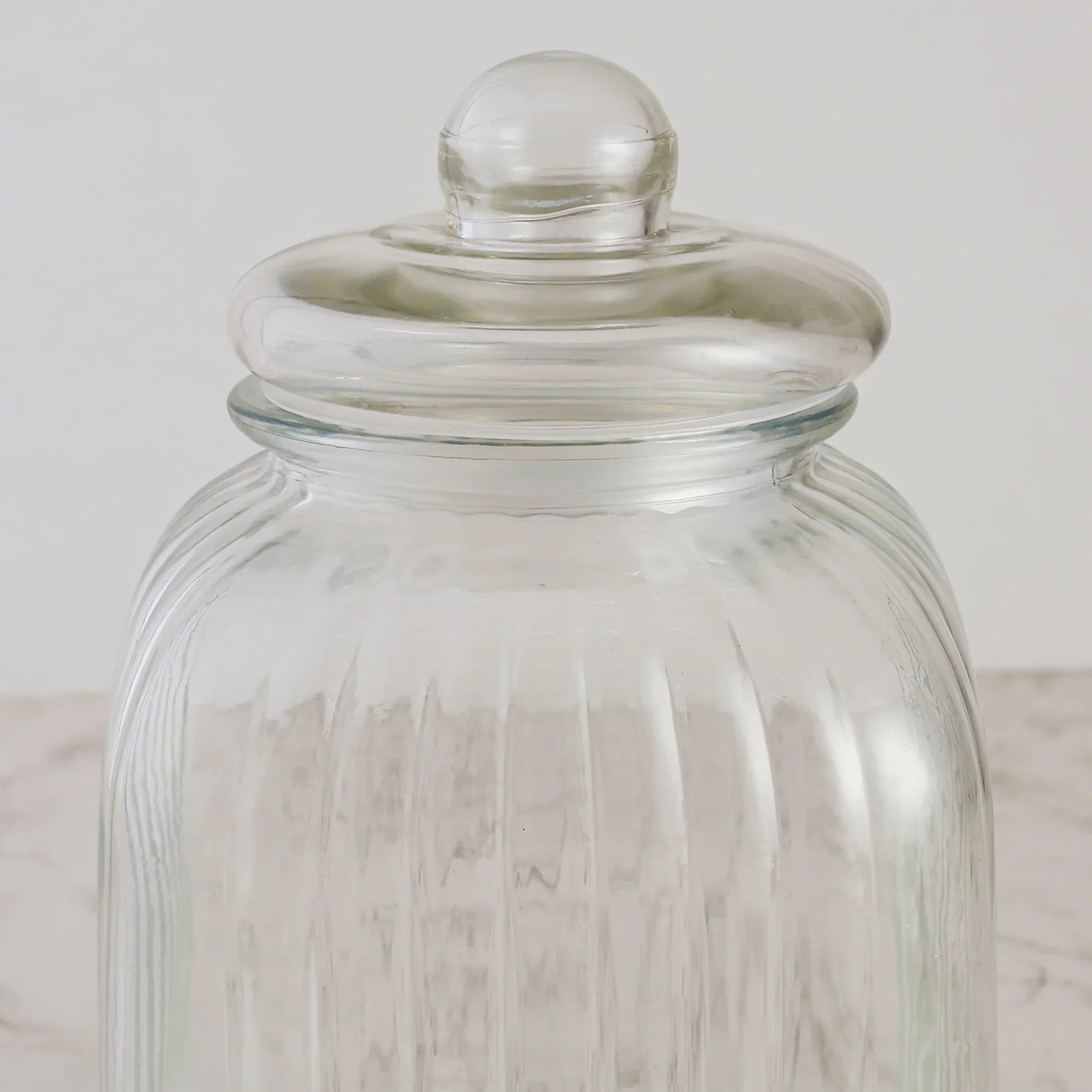 Robust Glass Jar 4000 ml with Lid in Transparent Colour - HomeTown