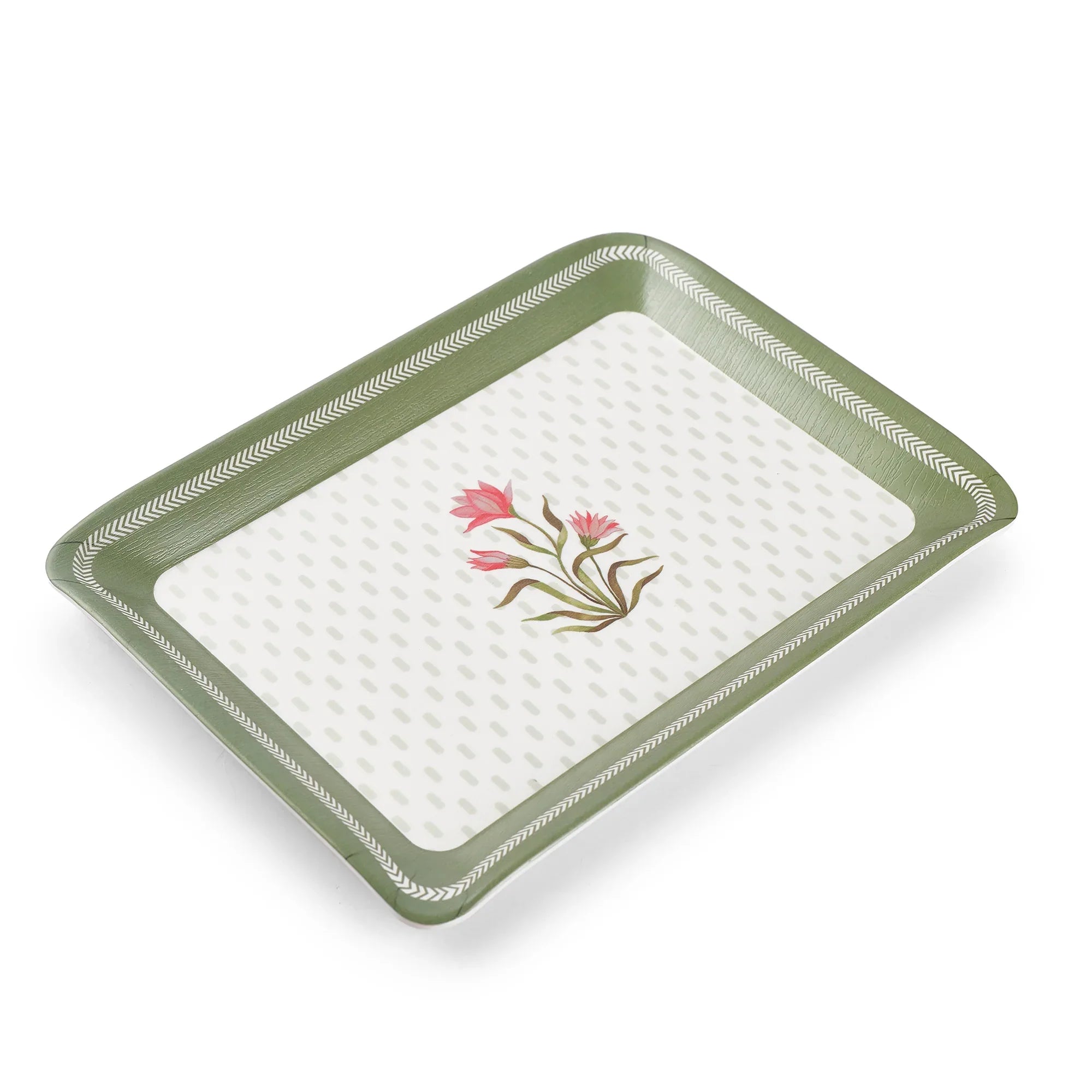Nelumbra Melamine Medium Tray in Multi Colour - HomeTown
