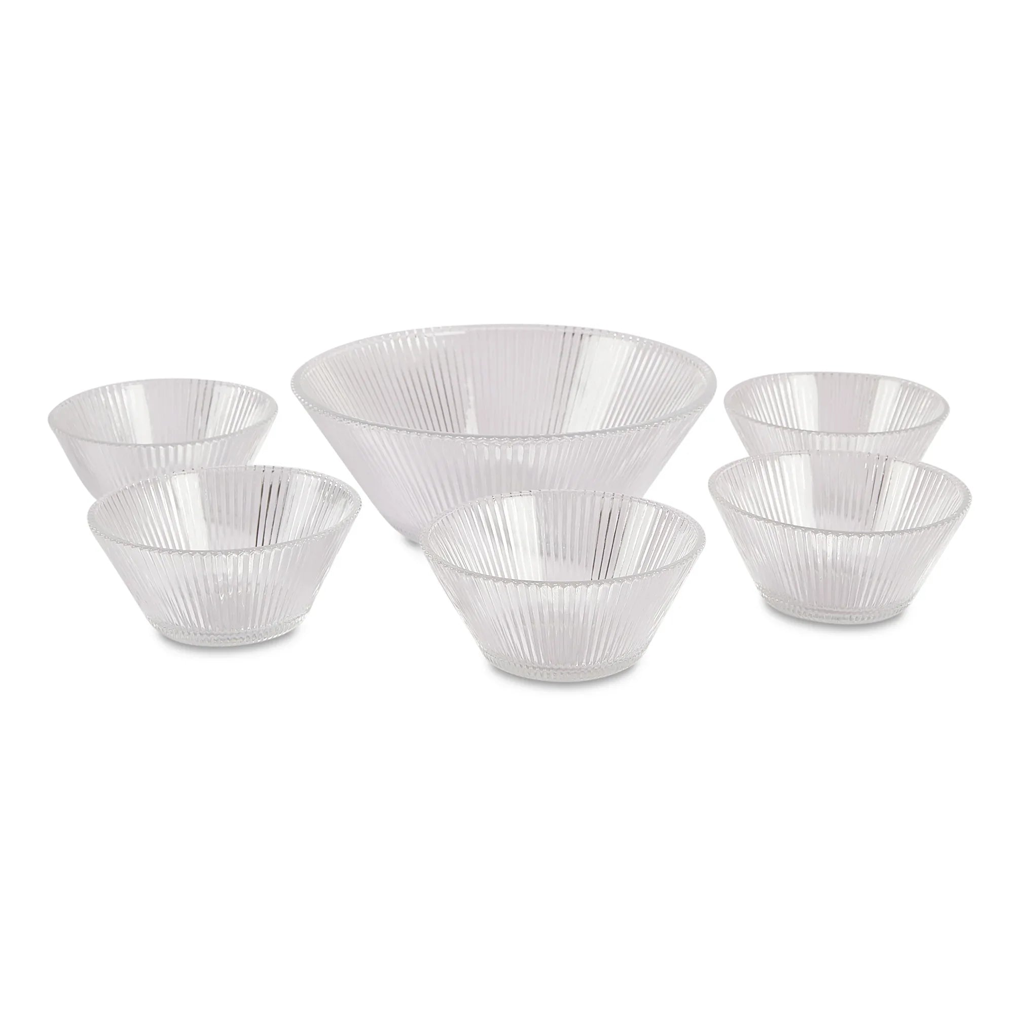 Sapphire Pudding Bowl Set of 7 in Transparent Colour - HomeTown