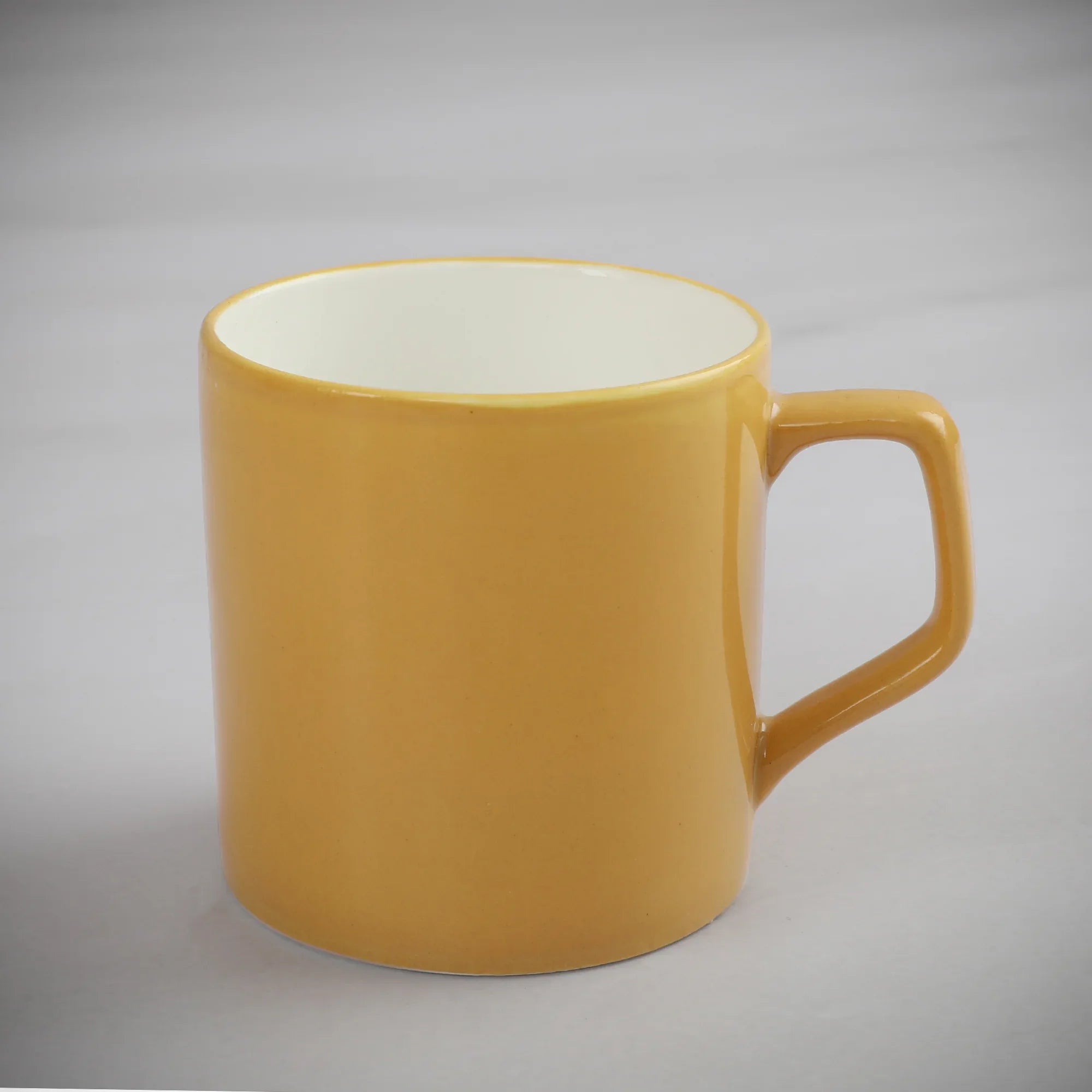 Palette Ceramic Tea Mug Set of 4 200 Ml in Yellow Colour - HomeTown
