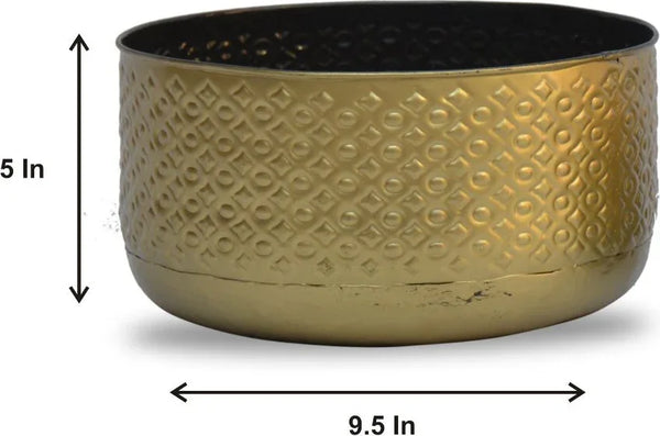 Planter Metal Kaveri Big by Vedas dimensions