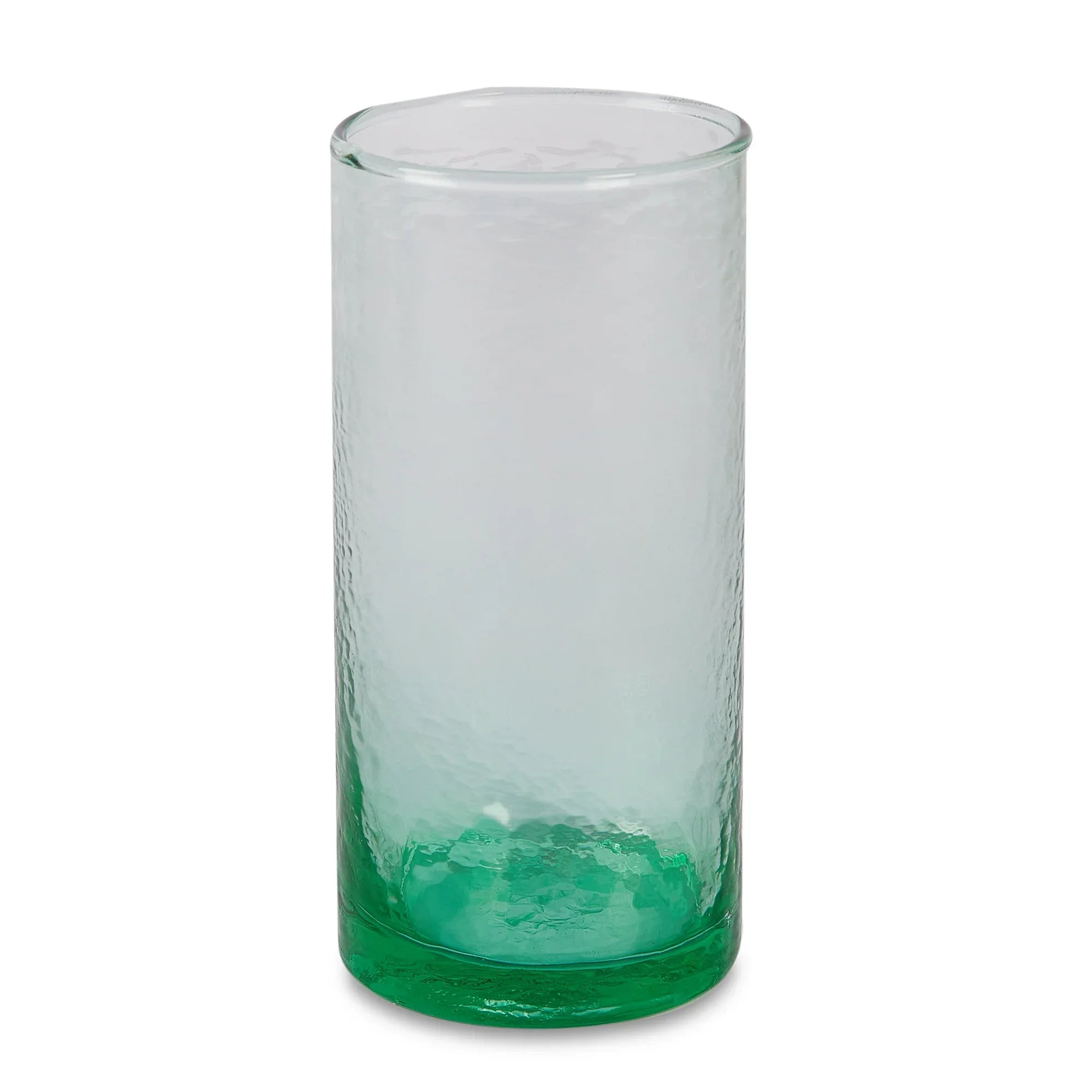 Ikigai Hammered Water Glass Set of 4 in Green Colour - HomeTown