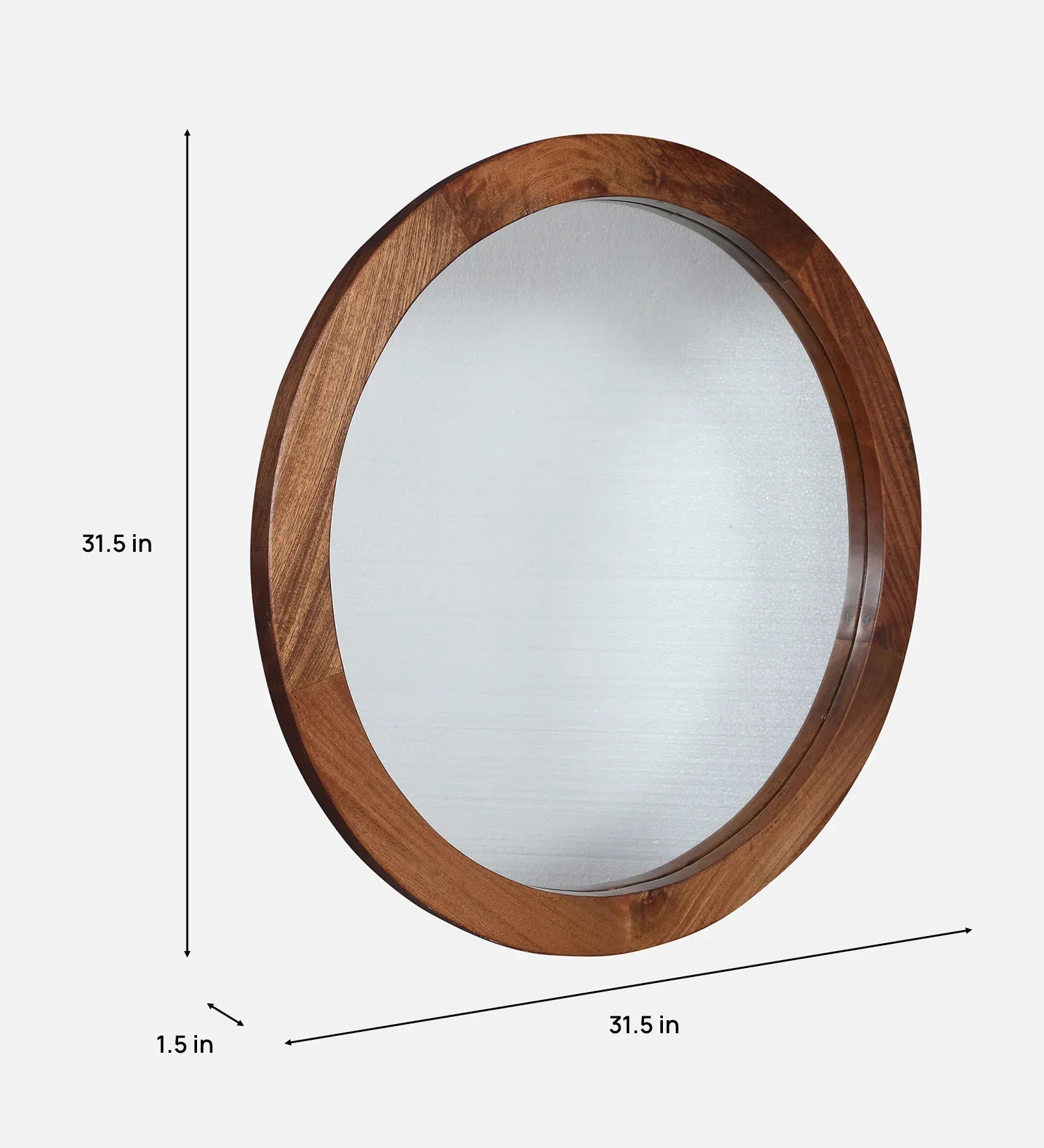 Siam Acacia Wood Mirror in Honey Colour - HomeTown