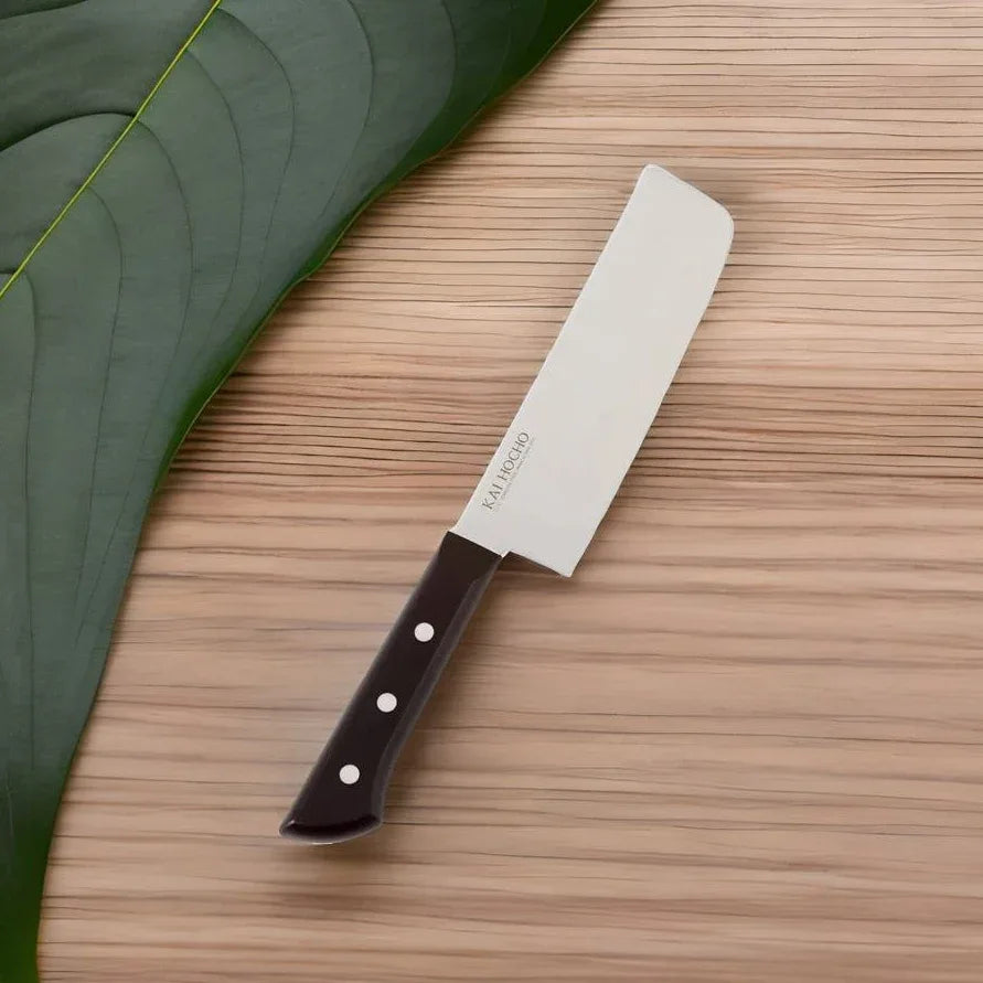 Hocho Nakiri Stainless steel Premium Knife in Black Colour - HomeTown