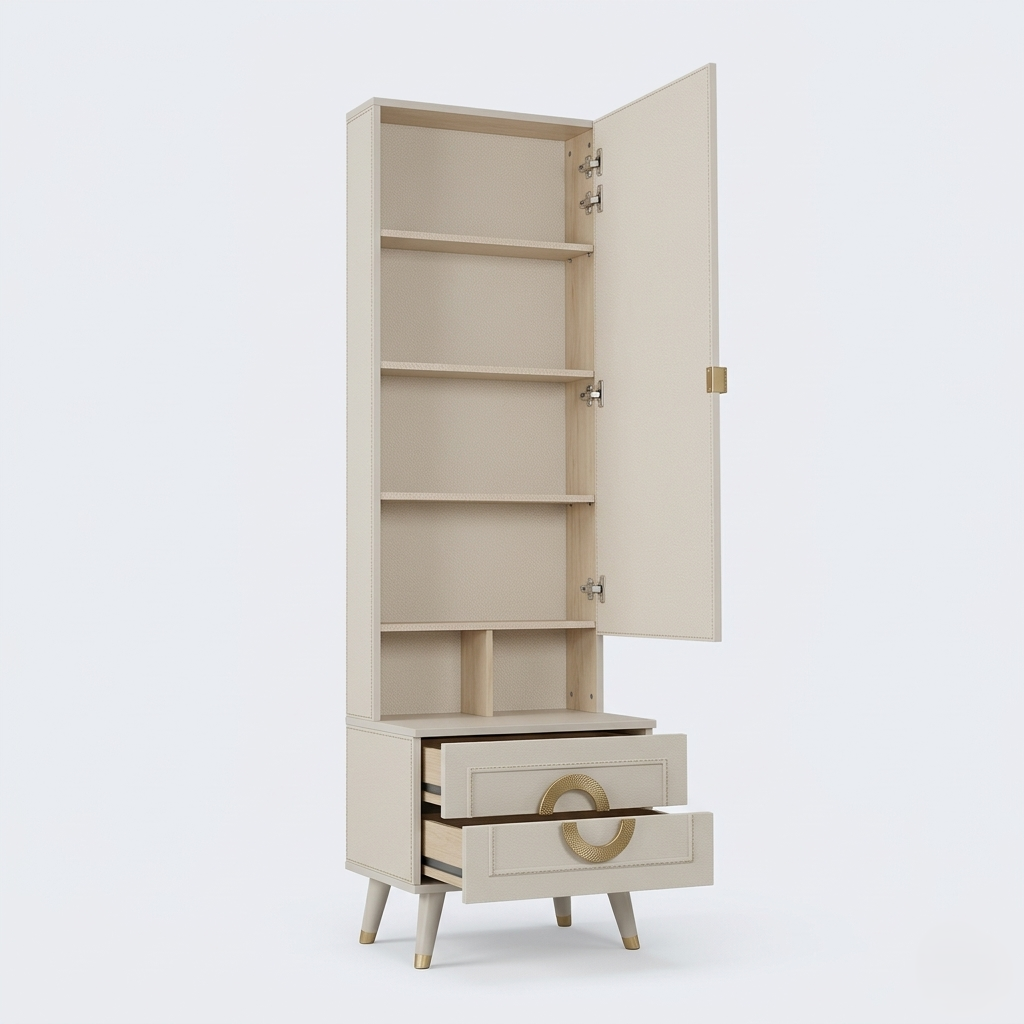 AKIRA DRESSING TABLE - PUMIC GREY