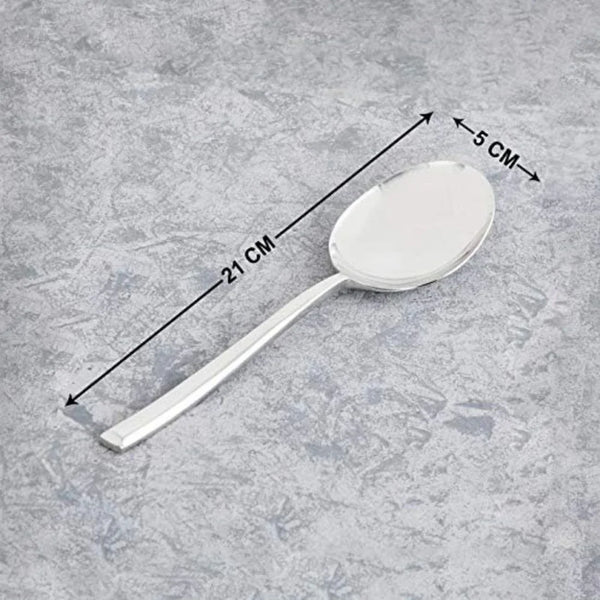 Imperio Stainless steel Serving Spoon - Large in Silver Colour dimensions