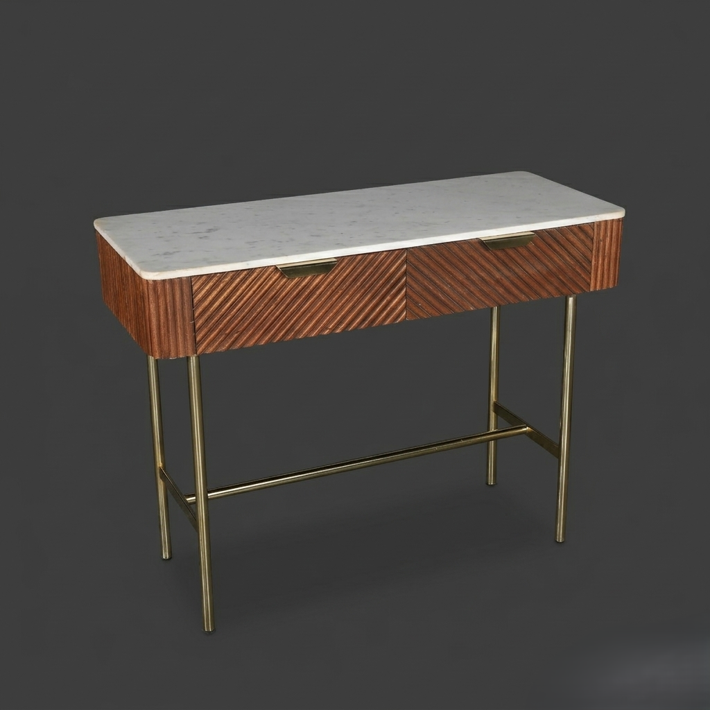 ARISTOTLE SOLIDWOOD CONSOLE TABLE