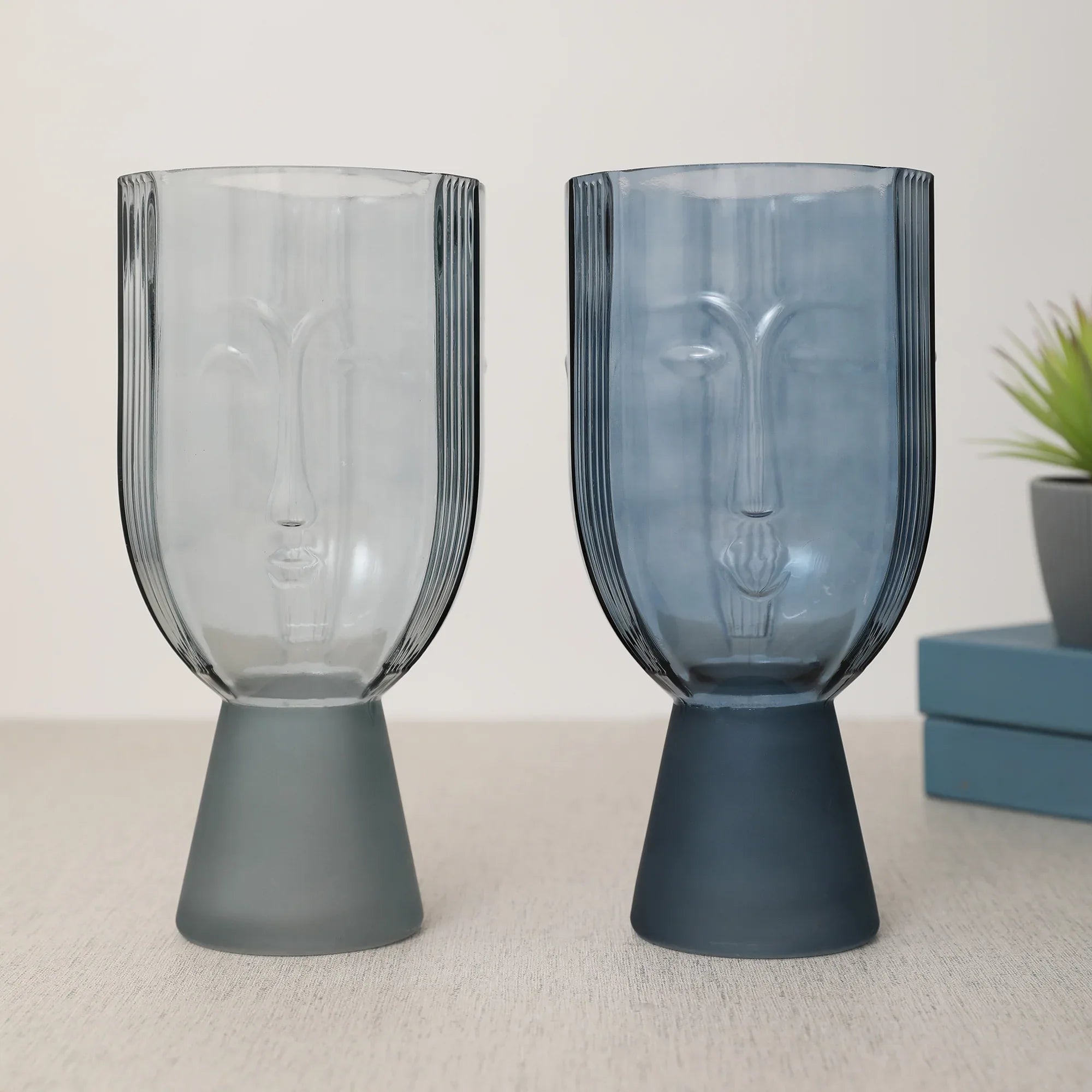 Julian Glass Vase 30Cm in Smoky Colour - HomeTown
