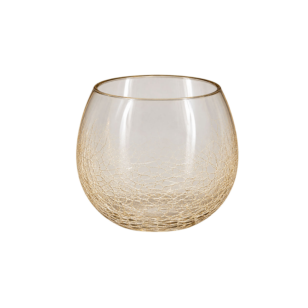 CGI Luxe Utsav 3 Lotus Loop Tea Light Gold Finish | 25X11X23.5 cm